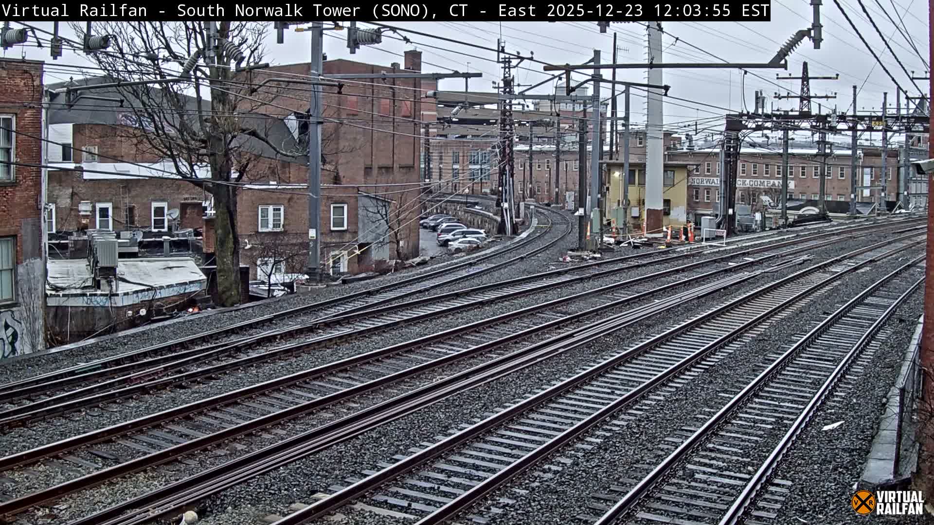 Norwalk  Railway Bridge Junction Live Cam - Norwalk, Fairfield, Connecticut, USA