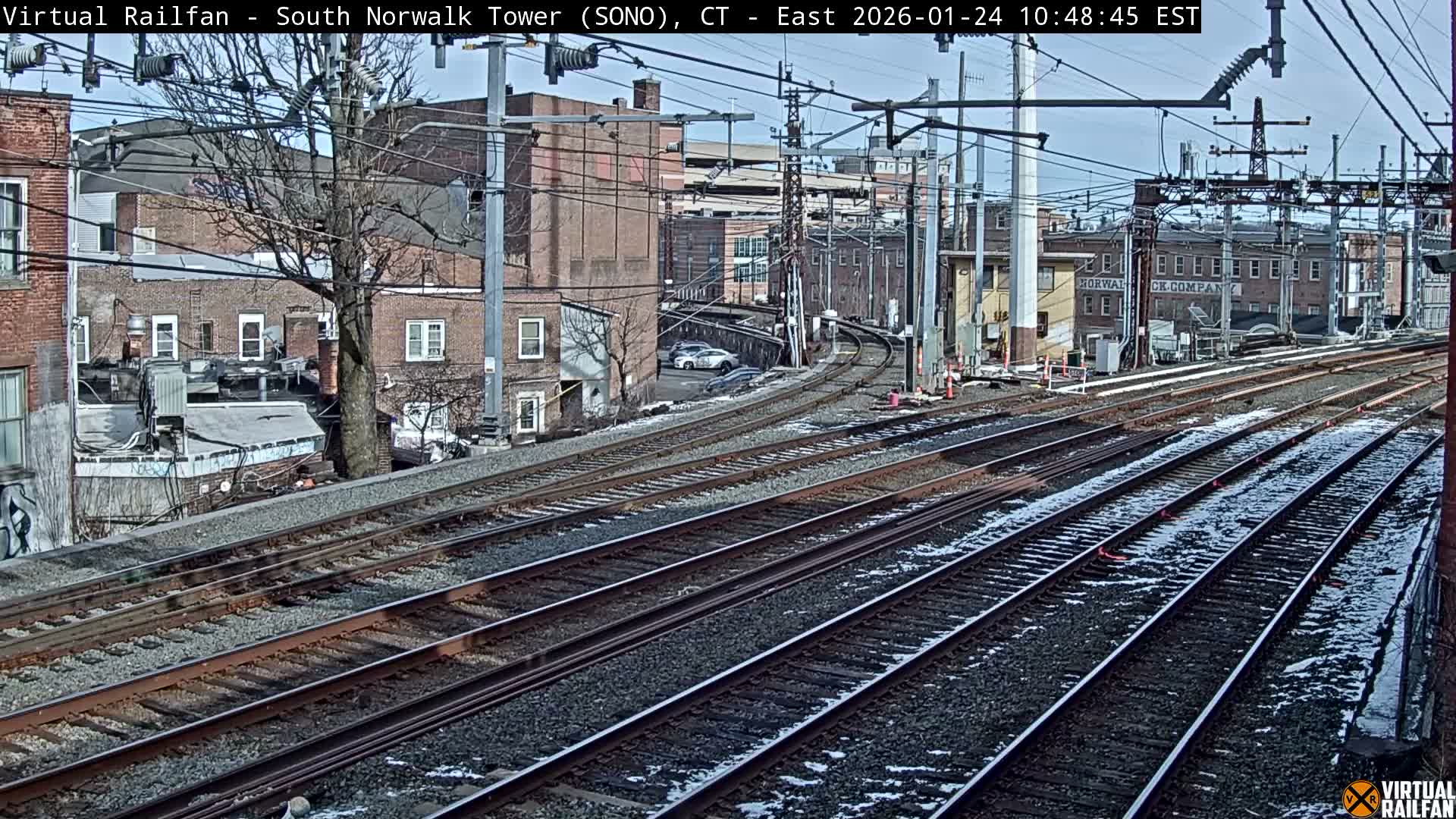 Norwalk  Railway Bridge Junction Live Cam - Norwalk, Fairfield, Connecticut, USA