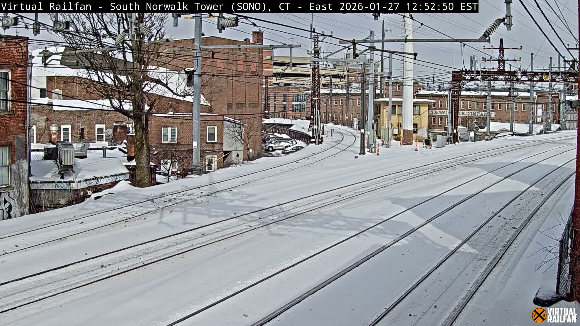 Norwalk  Railway Bridge Junction Live Cam - Norwalk, Fairfield, Connecticut, USA