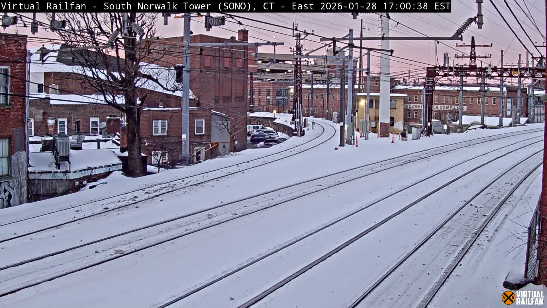 Norwalk  Railway Bridge Junction Live Cam - Norwalk, Fairfield, Connecticut, USA