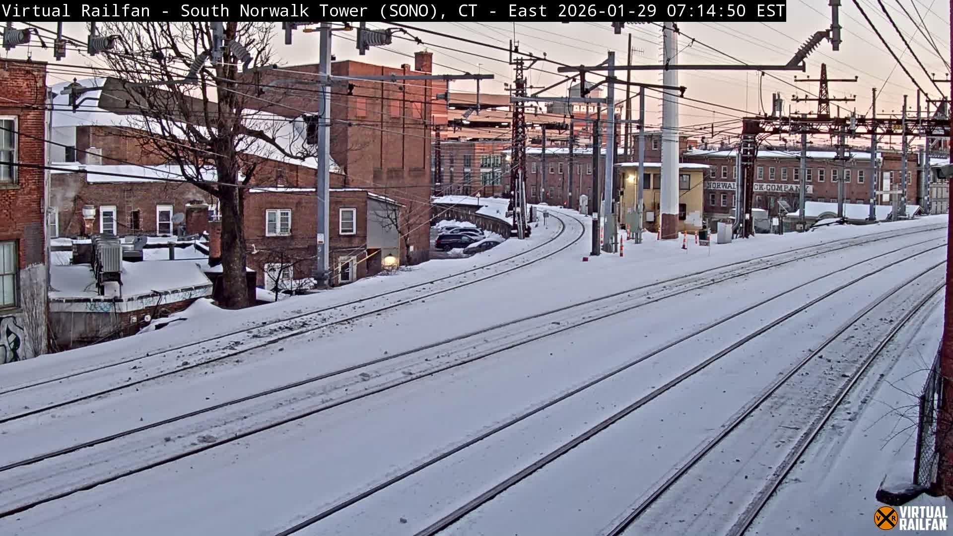 Norwalk  Railway Bridge Junction Live Cam - Norwalk, Fairfield, Connecticut, USA