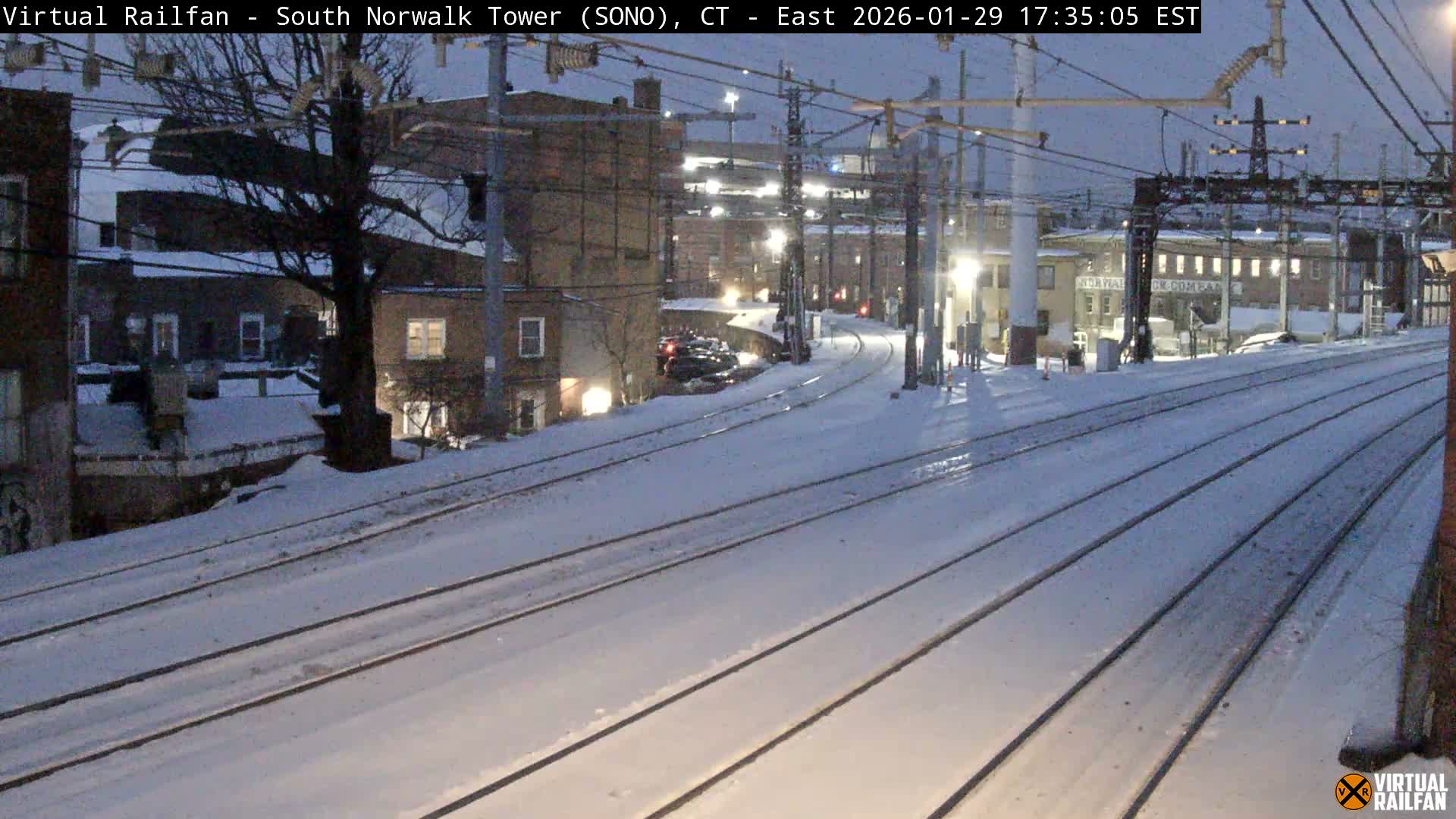 Norwalk  Railway Bridge Junction Live Cam - Norwalk, Fairfield, Connecticut, USA