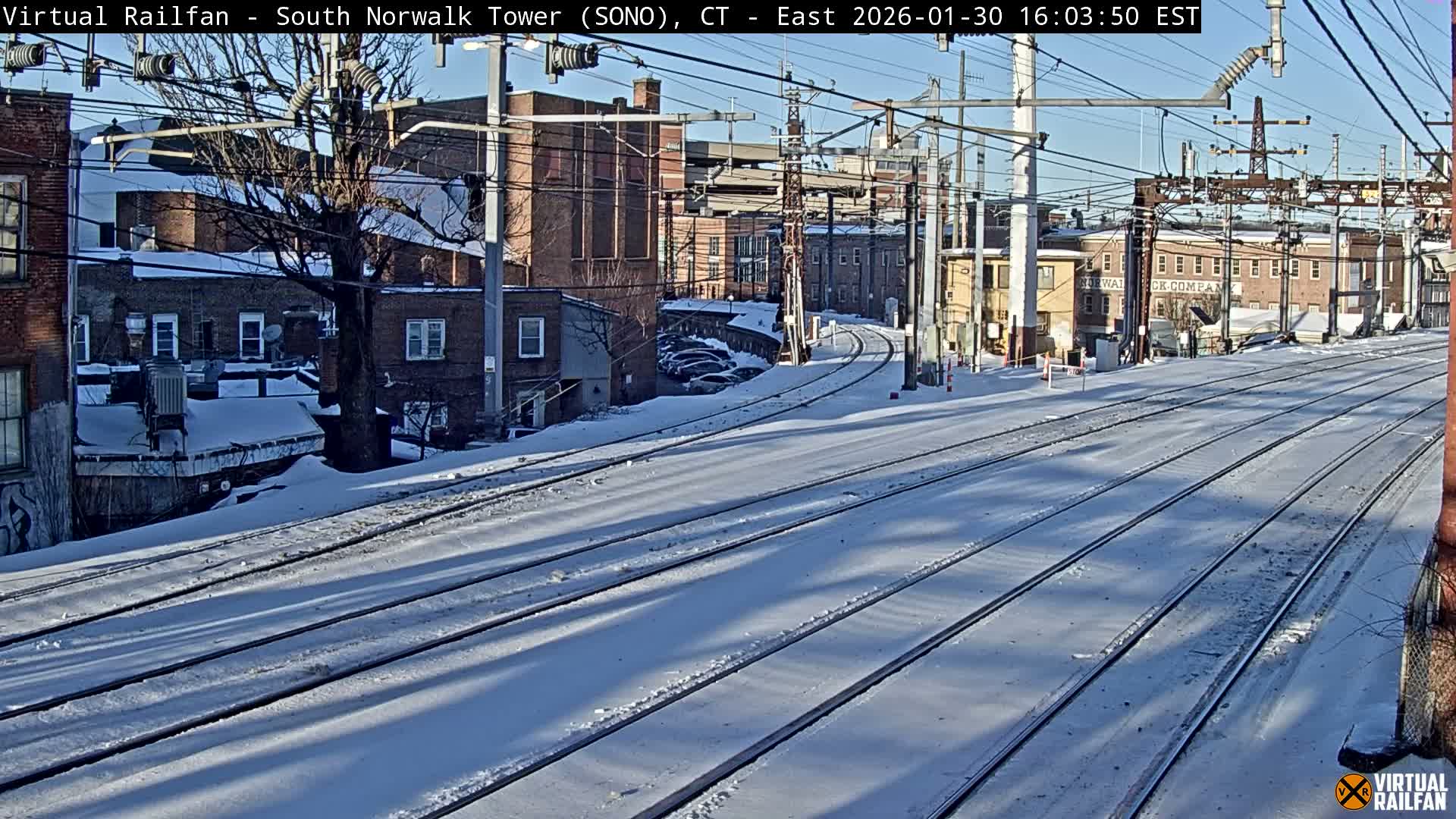 Norwalk  Railway Bridge Junction Live Cam - Norwalk, Fairfield, Connecticut, USA