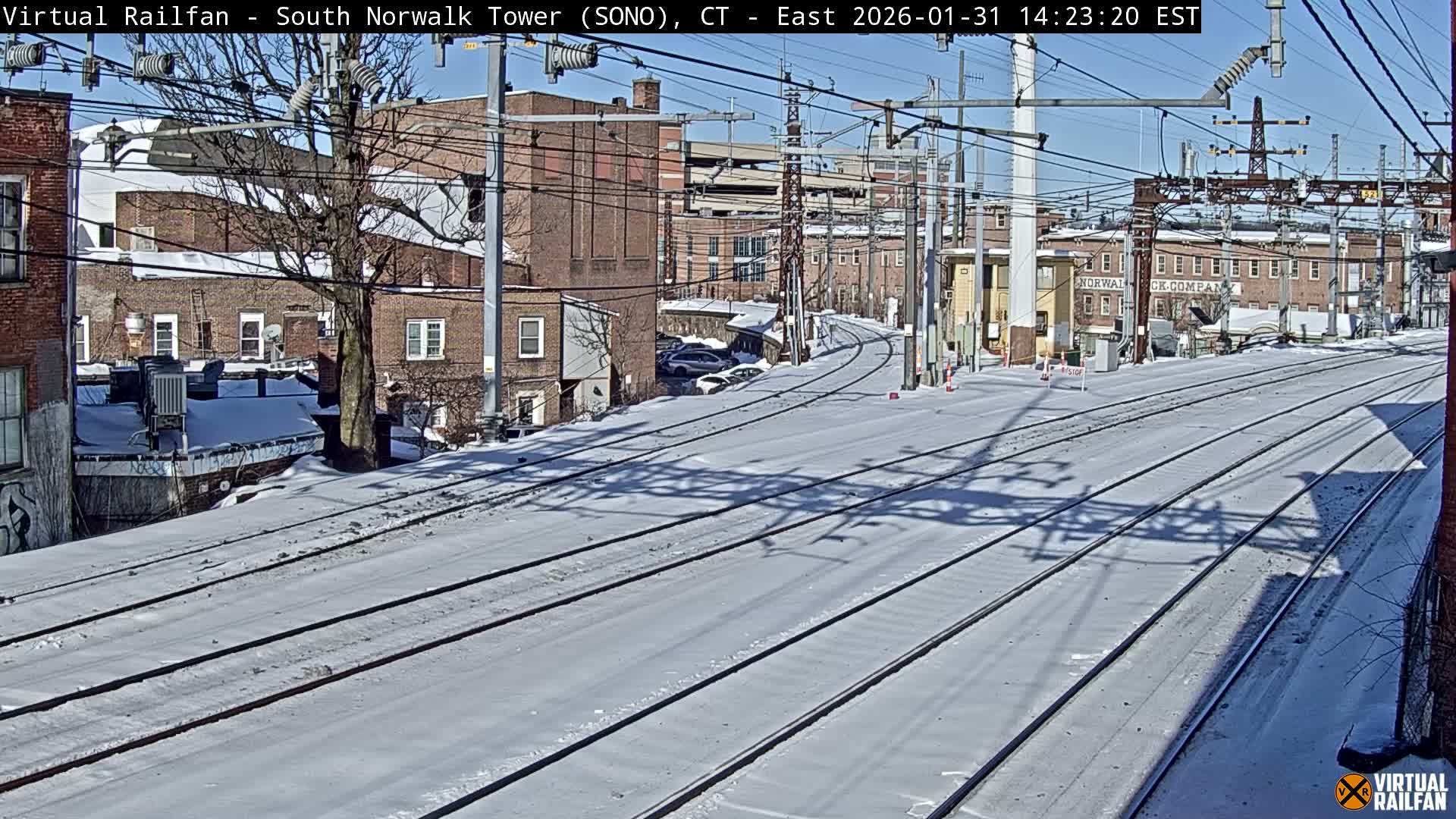 Norwalk  Railway Bridge Junction Live Cam - Norwalk, Fairfield, Connecticut, USA