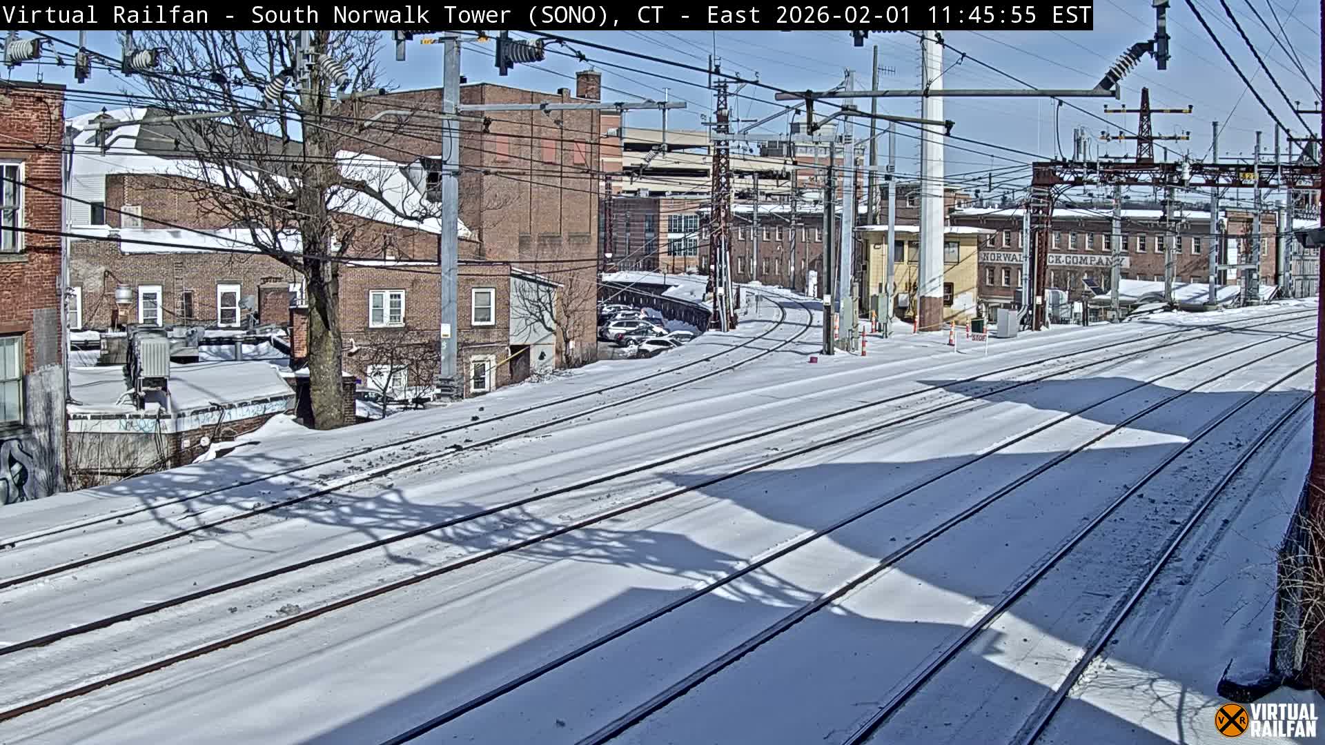 Norwalk  Railway Bridge Junction Live Cam - Norwalk, Fairfield, Connecticut, USA
