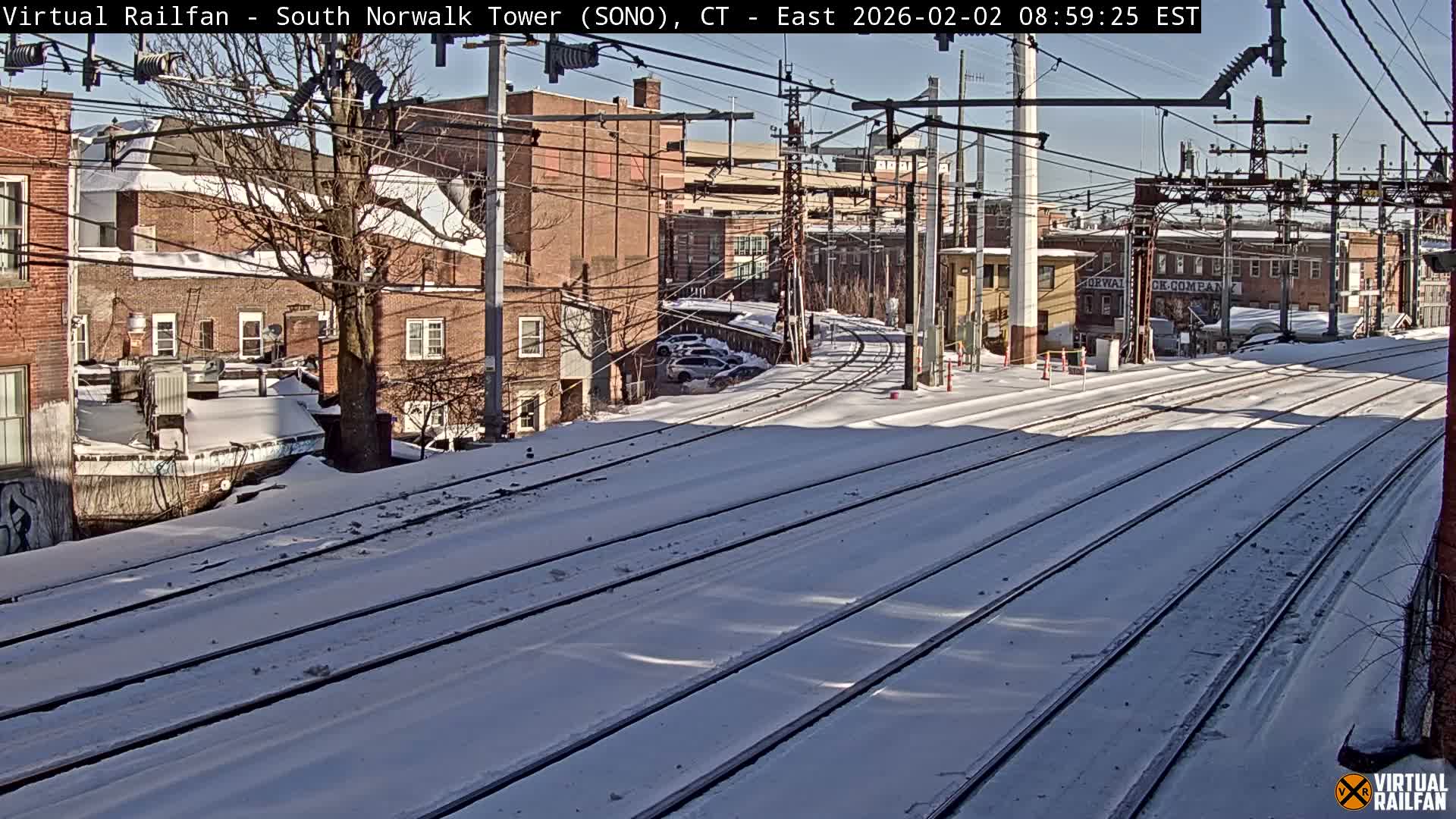 Norwalk  Railway Bridge Junction Live Cam - Norwalk, Fairfield, Connecticut, USA