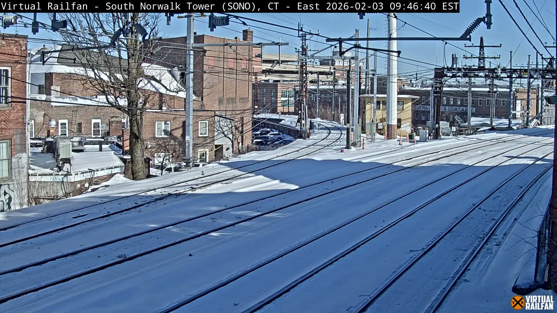 Norwalk  Railway Bridge Junction Live Cam - Norwalk, Fairfield, Connecticut, USA