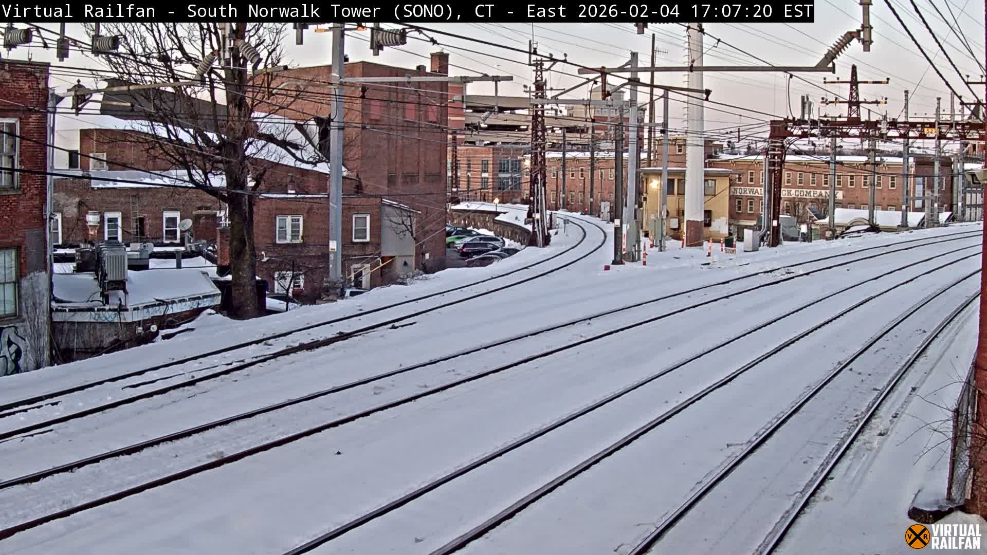 Norwalk  Railway Bridge Junction Live Cam - Norwalk, Fairfield, Connecticut, USA