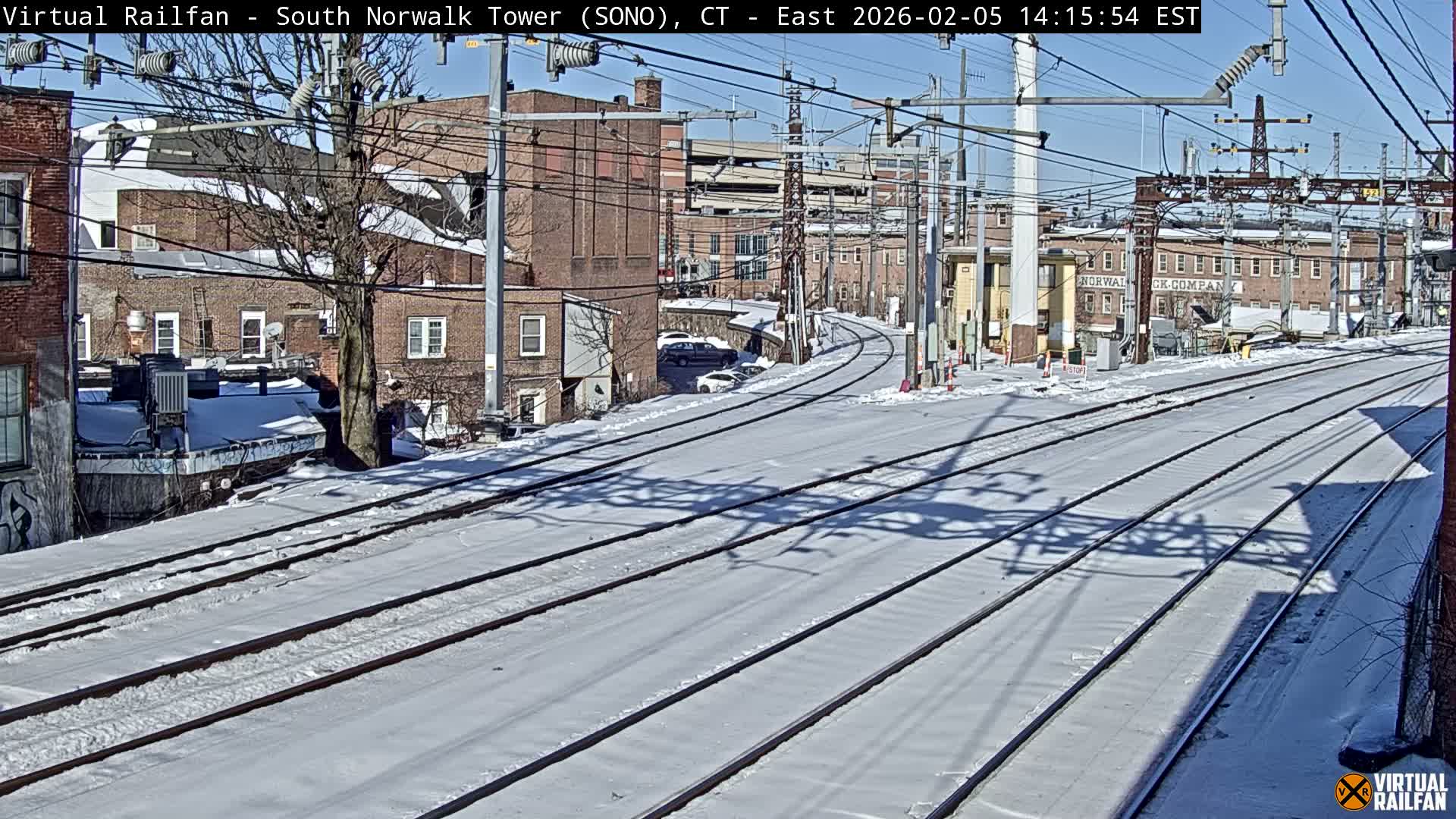 Norwalk  Railway Bridge Junction Live Cam - Norwalk, Fairfield, Connecticut, USA