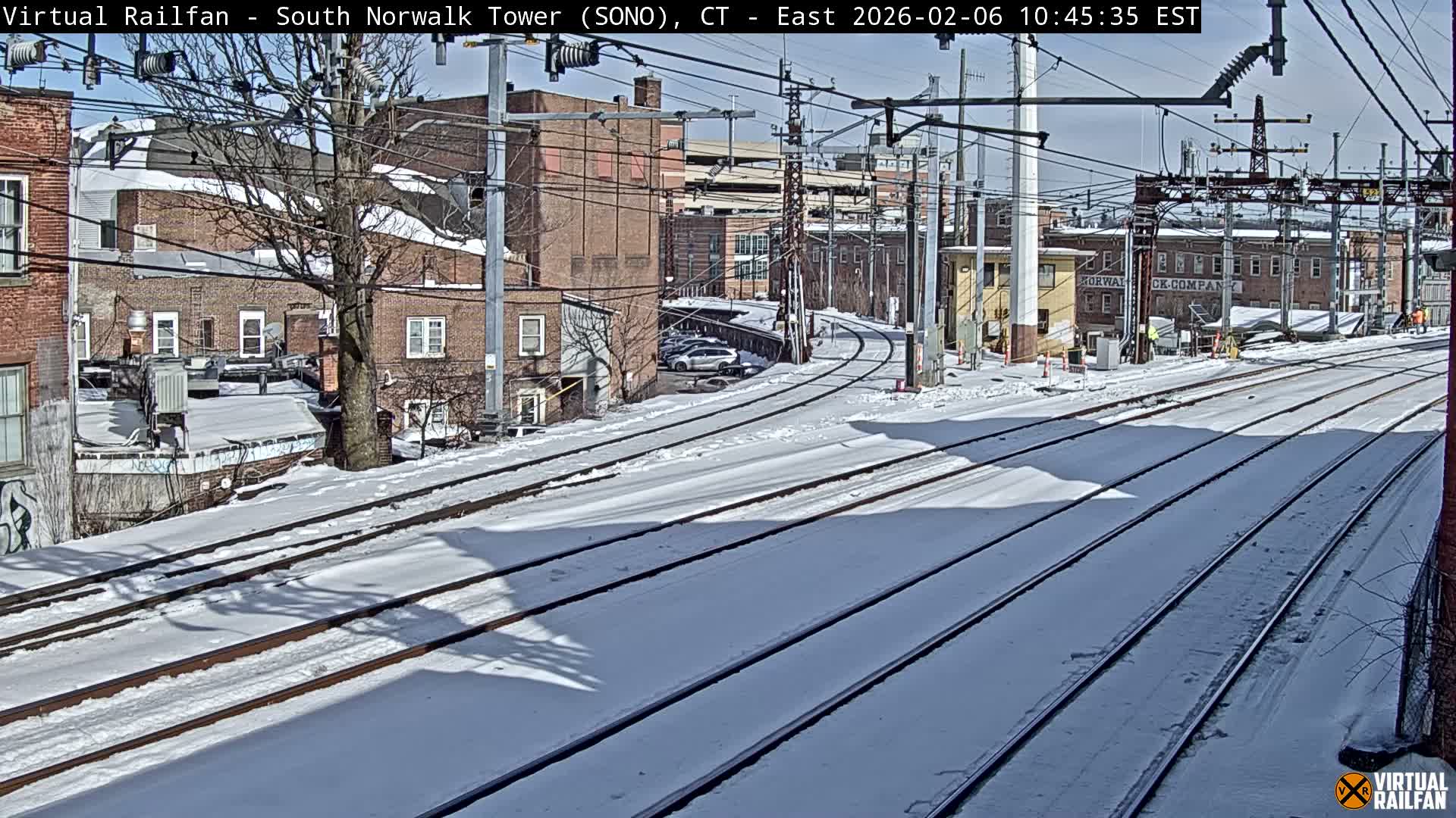 Norwalk  Railway Bridge Junction Live Cam - Norwalk, Fairfield, Connecticut, USA