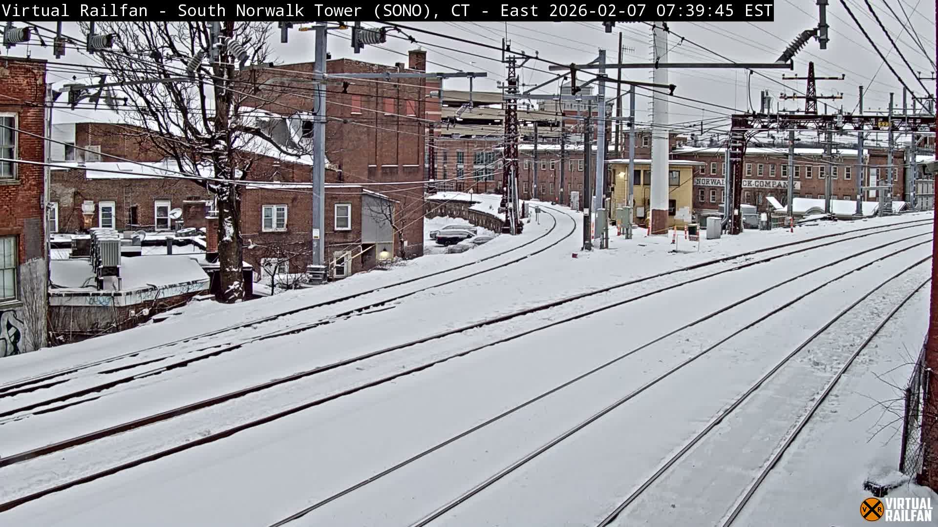 Norwalk  Railway Bridge Junction Live Cam - Norwalk, Fairfield, Connecticut, USA