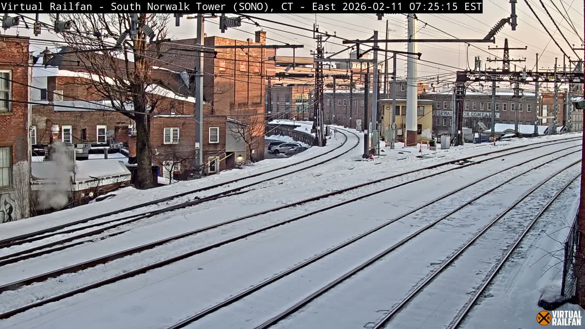 Norwalk  Railway Bridge Junction Live Cam - Norwalk, Fairfield, Connecticut, USA