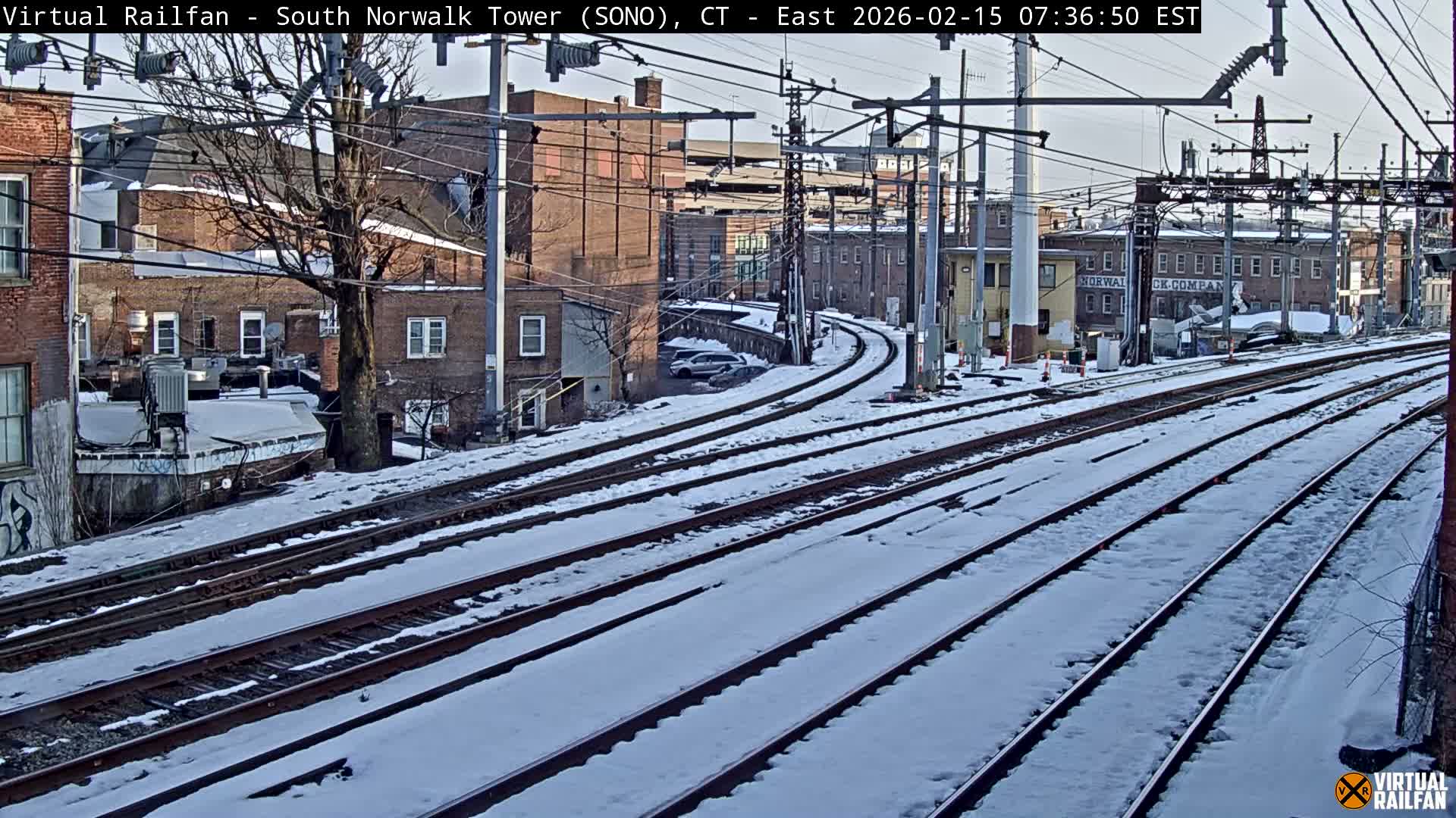 Norwalk  Railway Bridge Junction Live Cam - Norwalk, Fairfield, Connecticut, USA