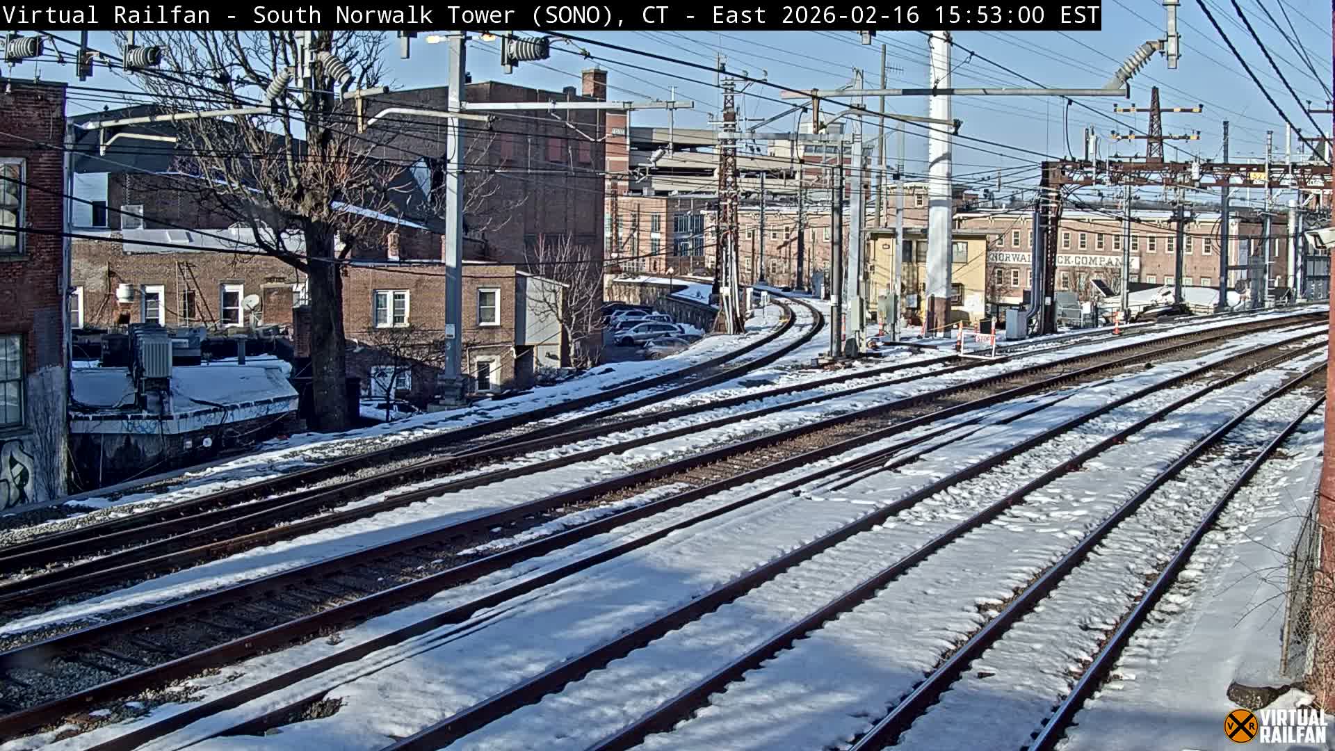 Norwalk  Railway Bridge Junction Live Cam - Norwalk, Fairfield, Connecticut, USA