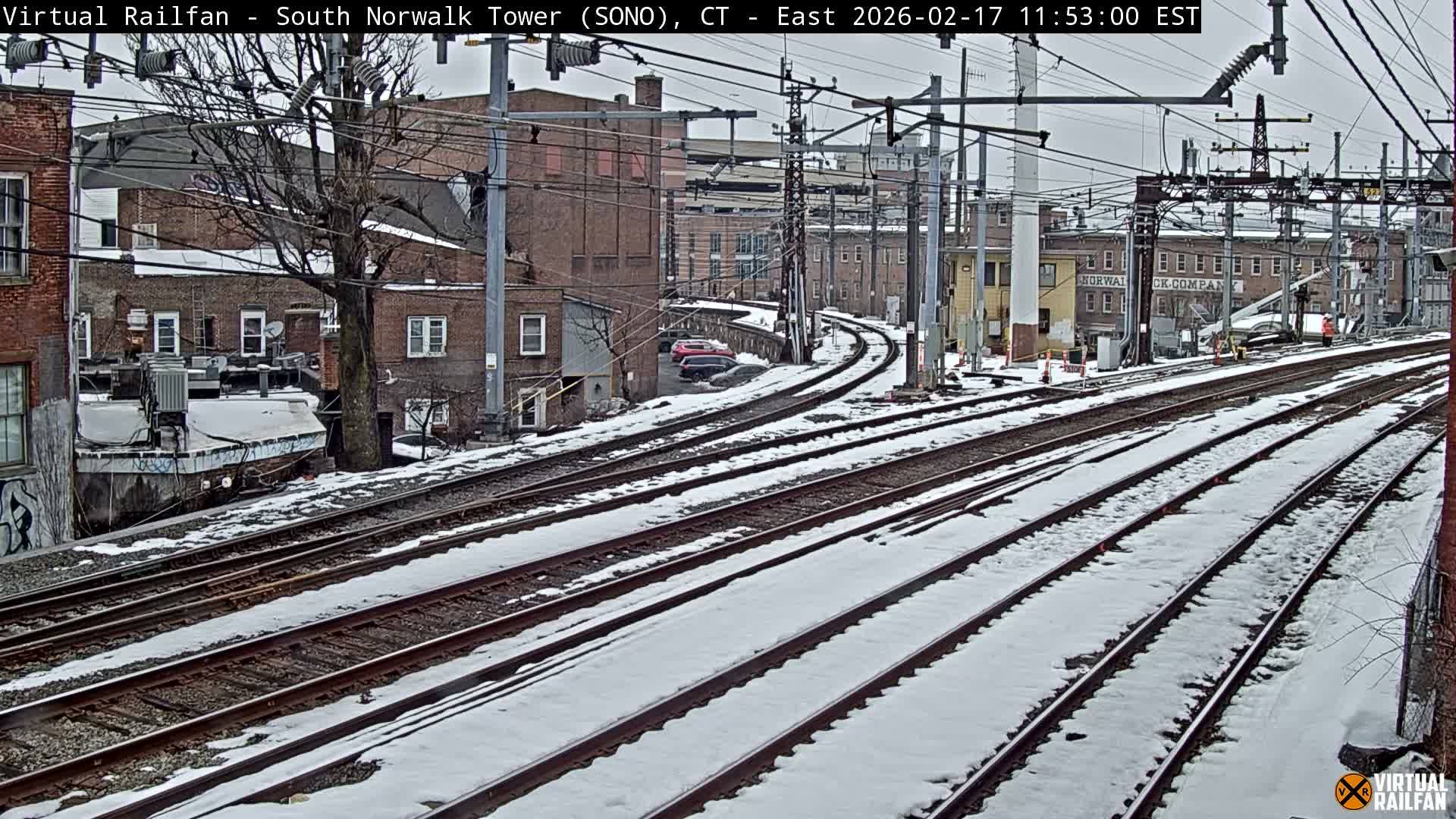 Norwalk  Railway Bridge Junction Live Cam - Norwalk, Fairfield, Connecticut, USA