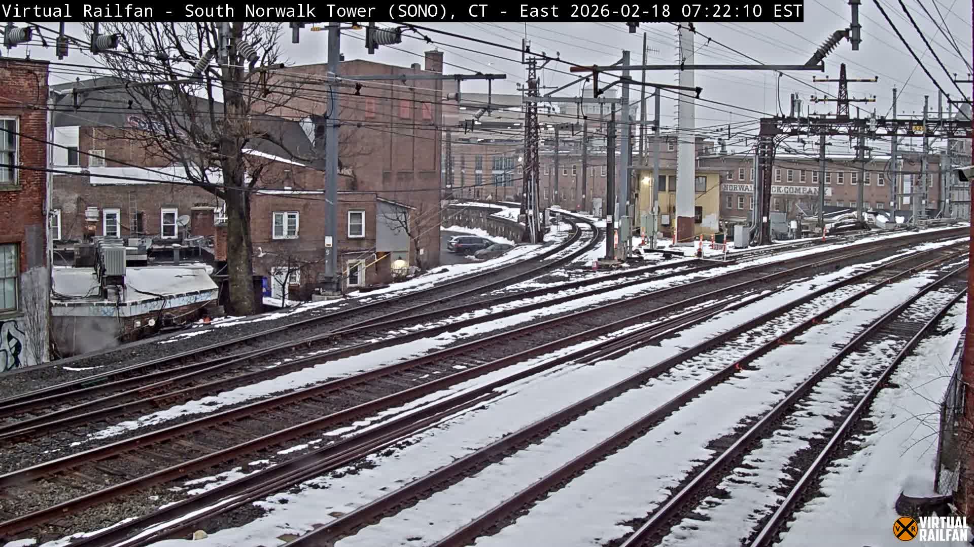 Norwalk  Railway Bridge Junction Live Cam - Norwalk, Fairfield, Connecticut, USA