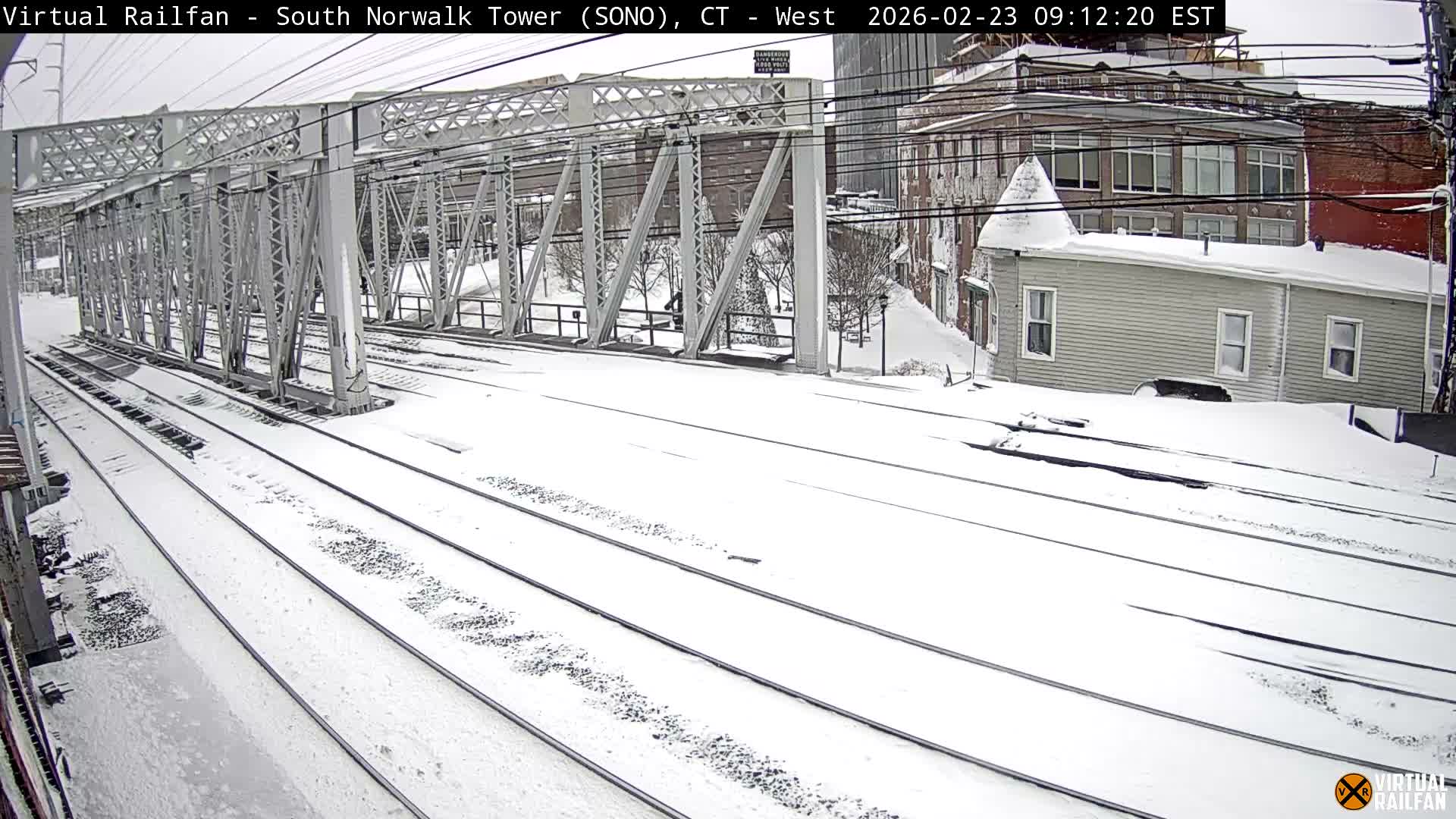 Norwalk  Railway Bridge Junction Live Cam - Norwalk, Fairfield, Connecticut, USA