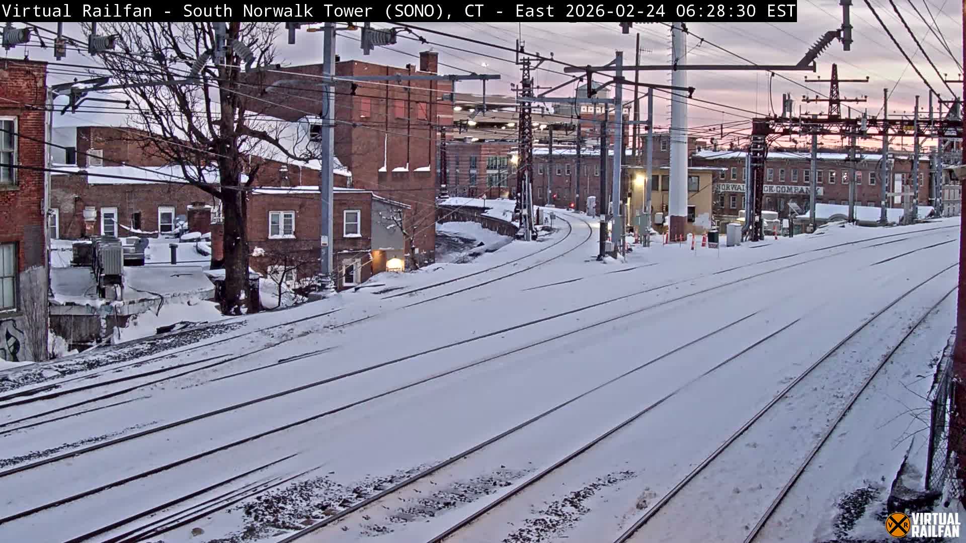 Norwalk  Railway Bridge Junction Live Cam - Norwalk, Fairfield, Connecticut, USA