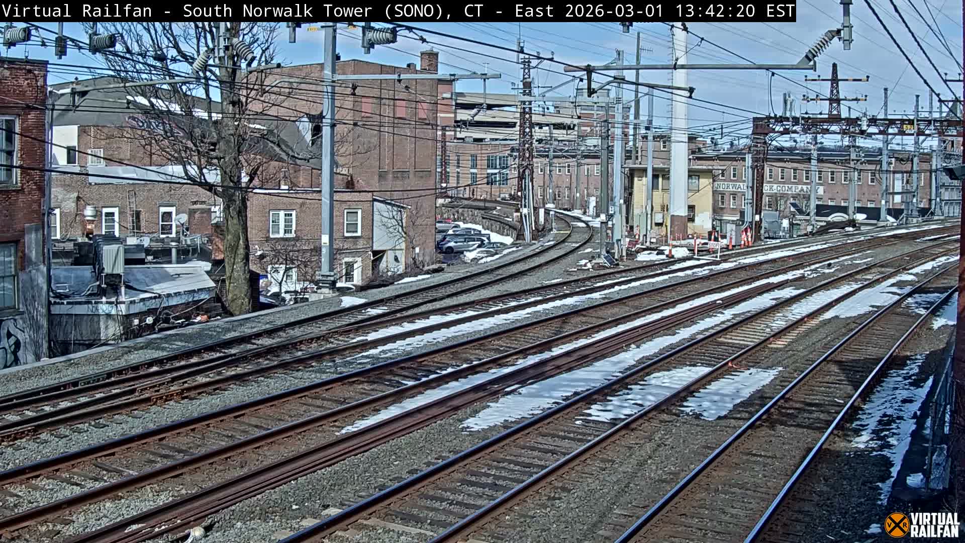 Norwalk  Railway Bridge Junction Live Cam - Norwalk, Fairfield, Connecticut, USA