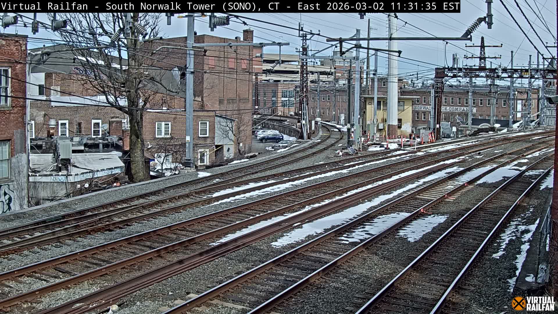 Norwalk  Railway Bridge Junction Live Cam - Norwalk, Fairfield, Connecticut, USA