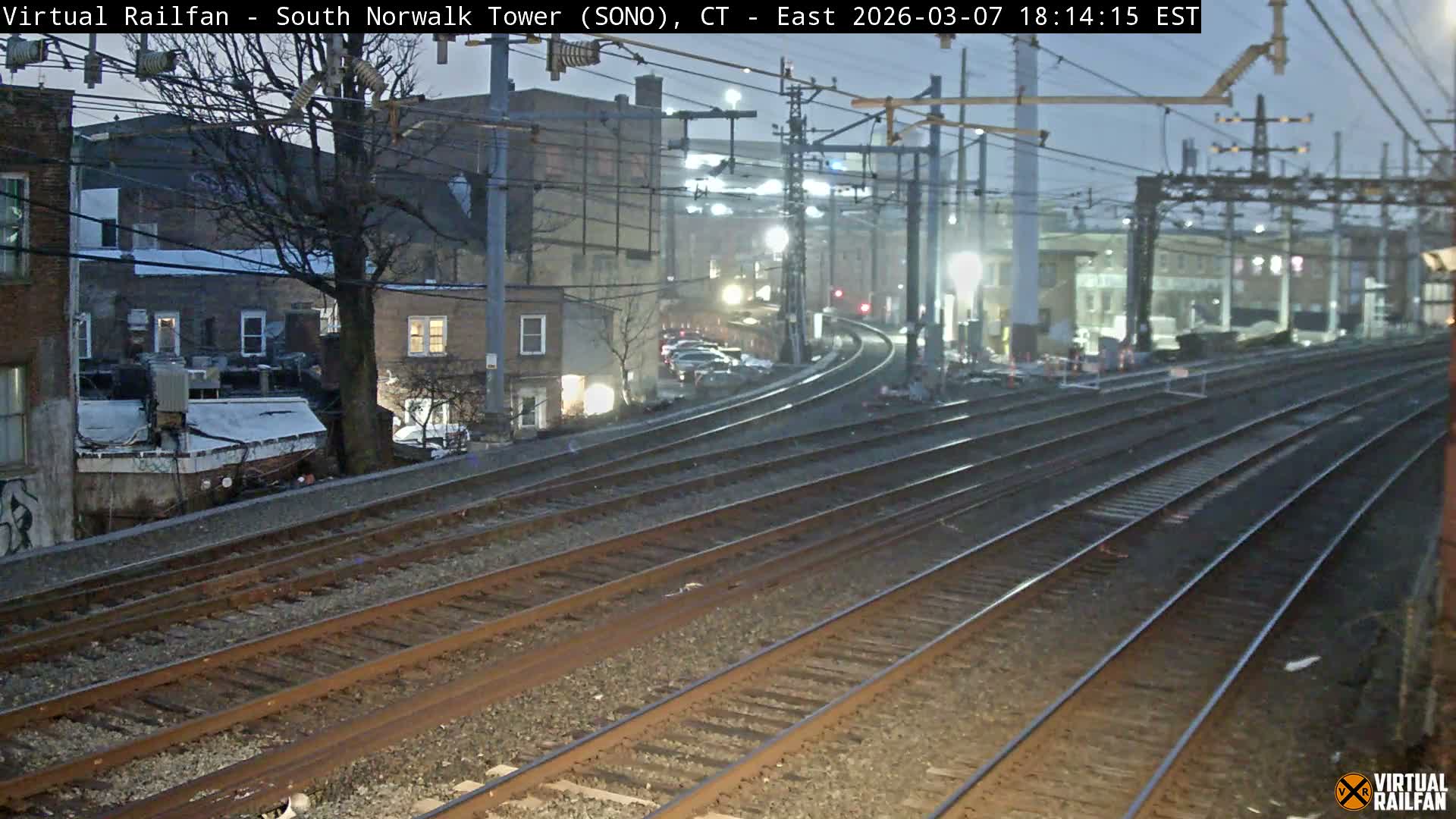 Norwalk  Railway Bridge Junction Live Cam - Norwalk, Fairfield, Connecticut, USA