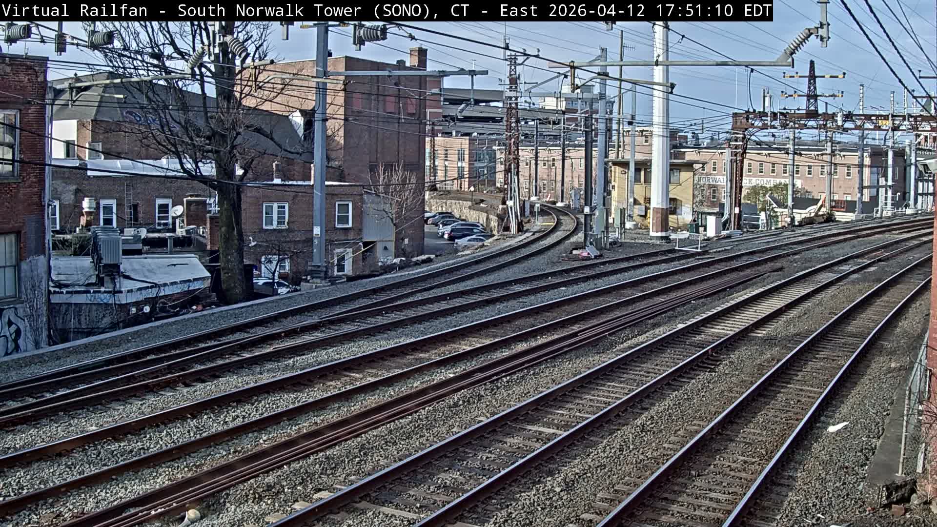 Norwalk  Railway Bridge Junction Live Cam - Norwalk, Fairfield, Connecticut, USA