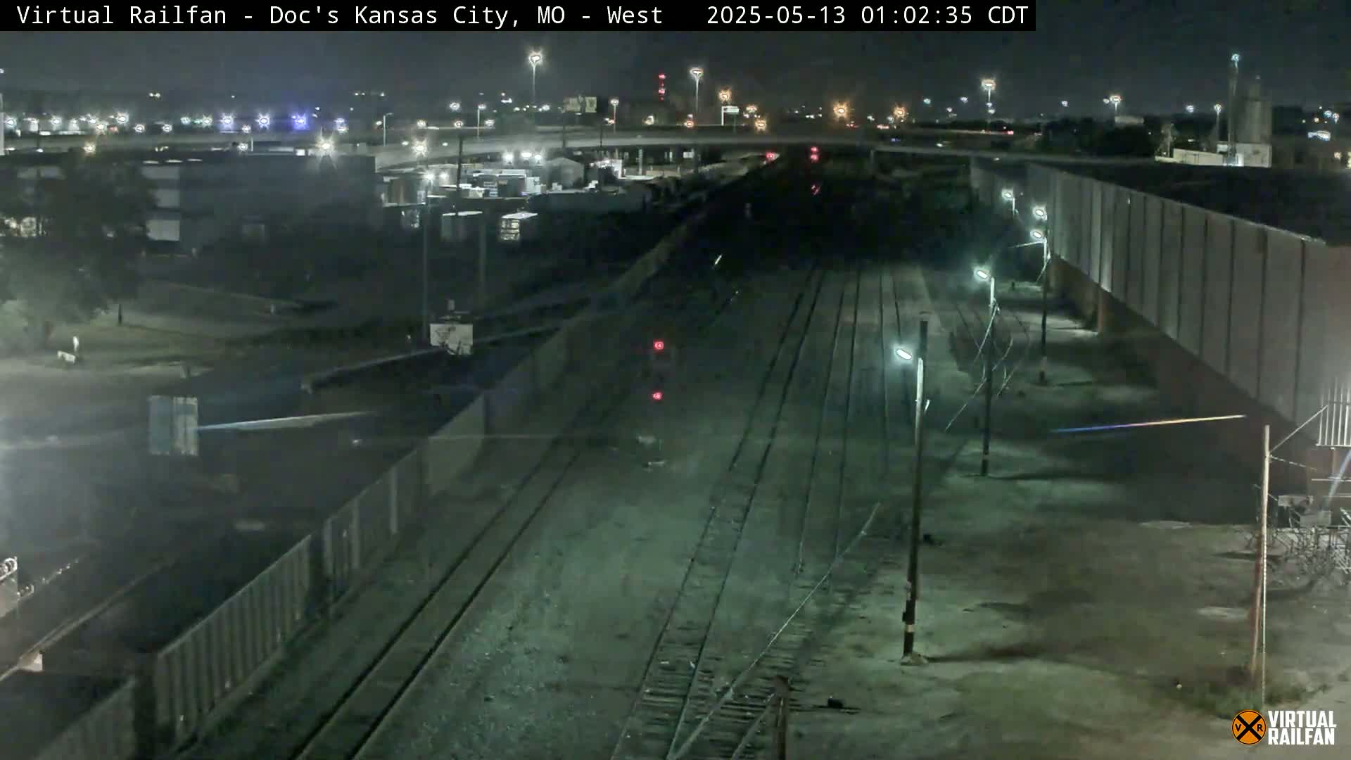 Kansas City Skyline & Train Depot Live Cam - Kansas City, Jackson, Missouri, USA 