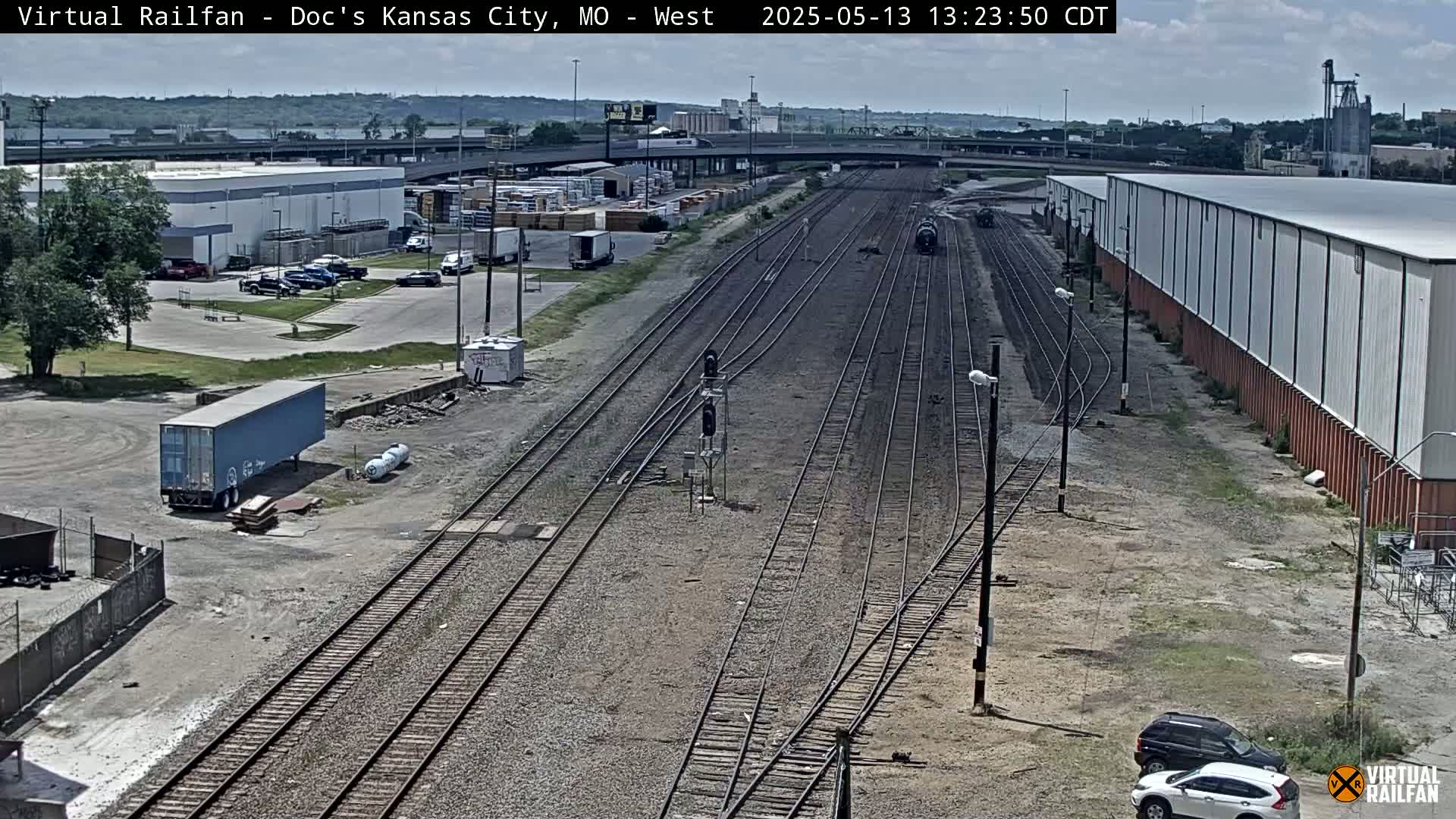 Kansas City Skyline & Train Depot Live Cam - Kansas City, Jackson, Missouri, USA 