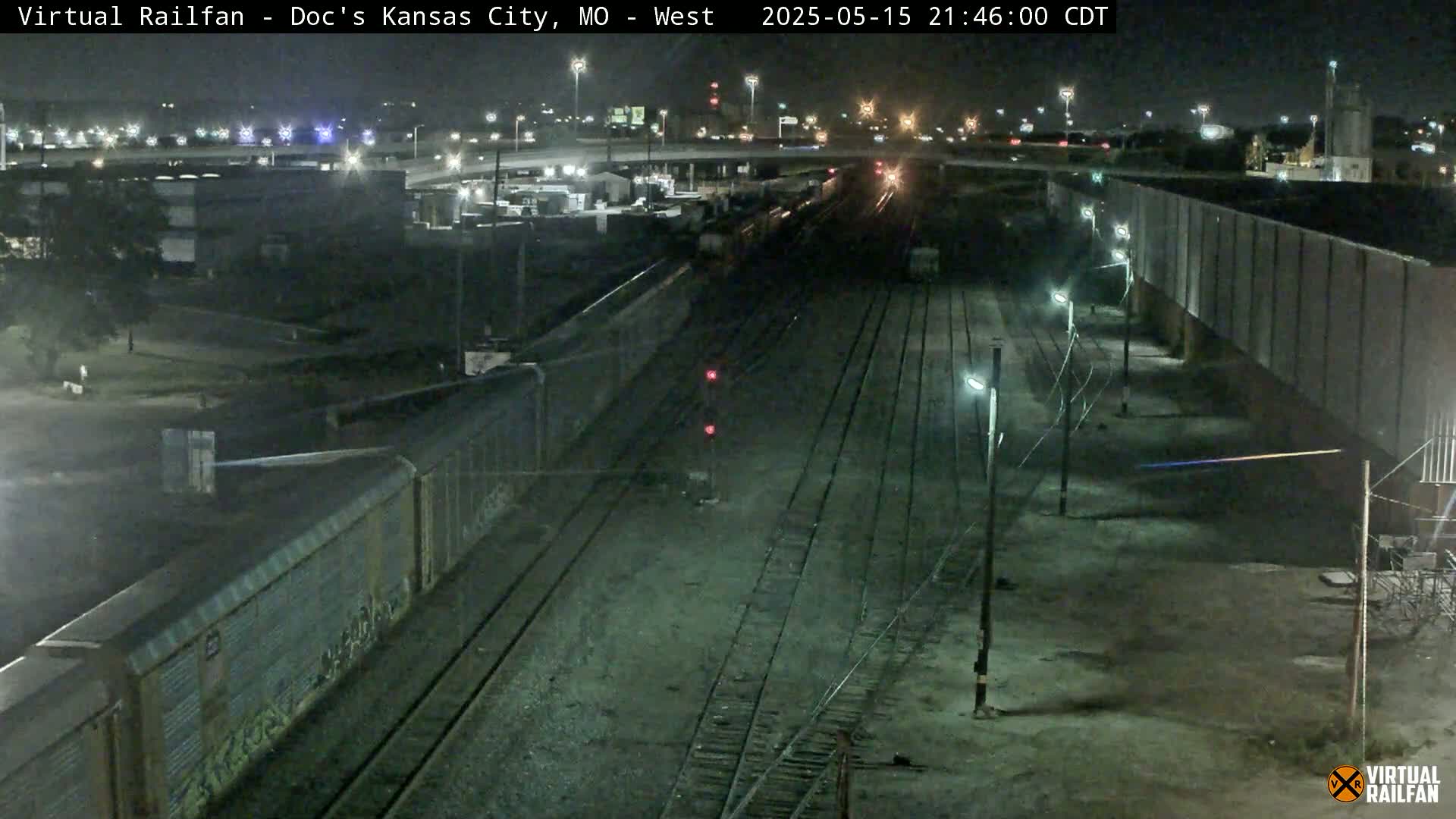 Kansas City Skyline & Train Depot Live Cam - Kansas City, Jackson, Missouri, USA 