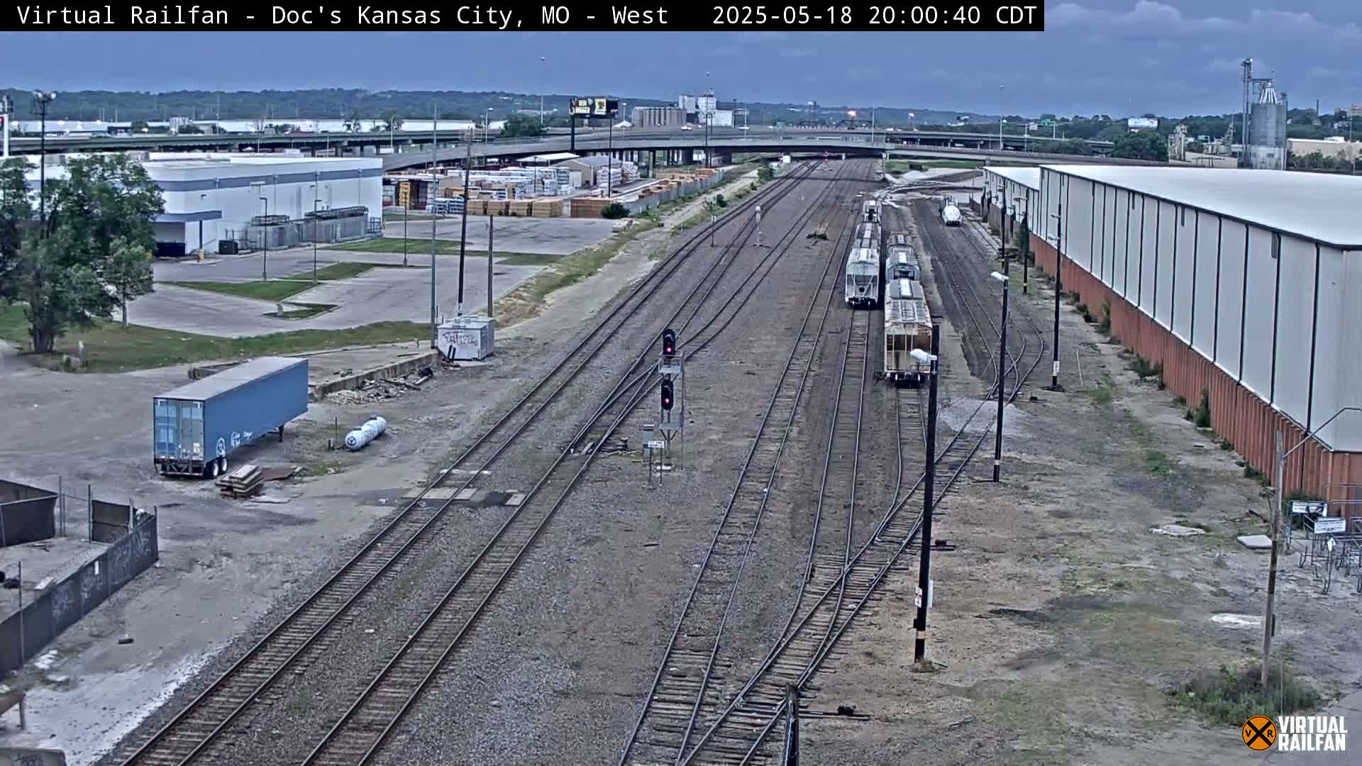 Kansas City Skyline & Train Depot Live Cam - Kansas City, Jackson, Missouri, USA 