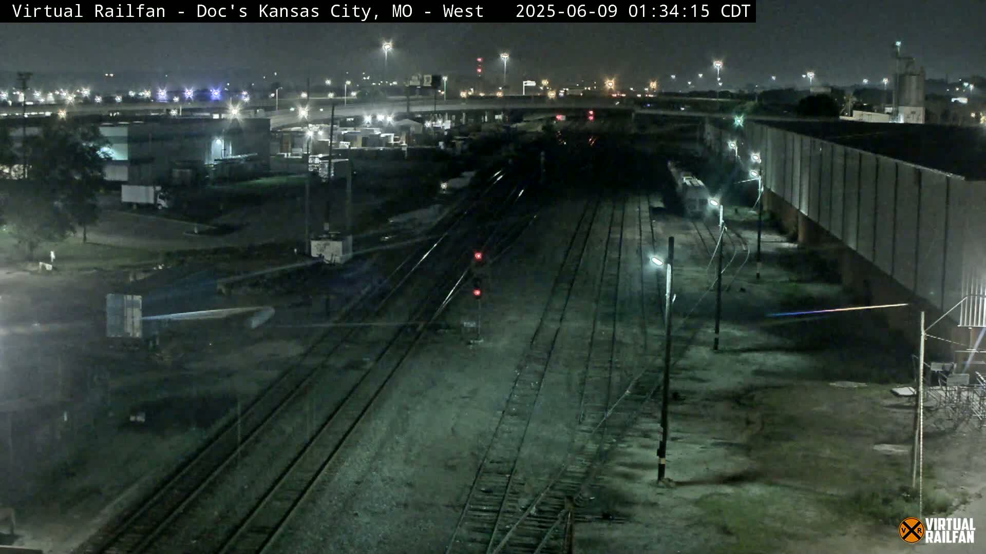 Kansas City Skyline & Train Depot Live Cam - Kansas City, Jackson, Missouri, USA 
