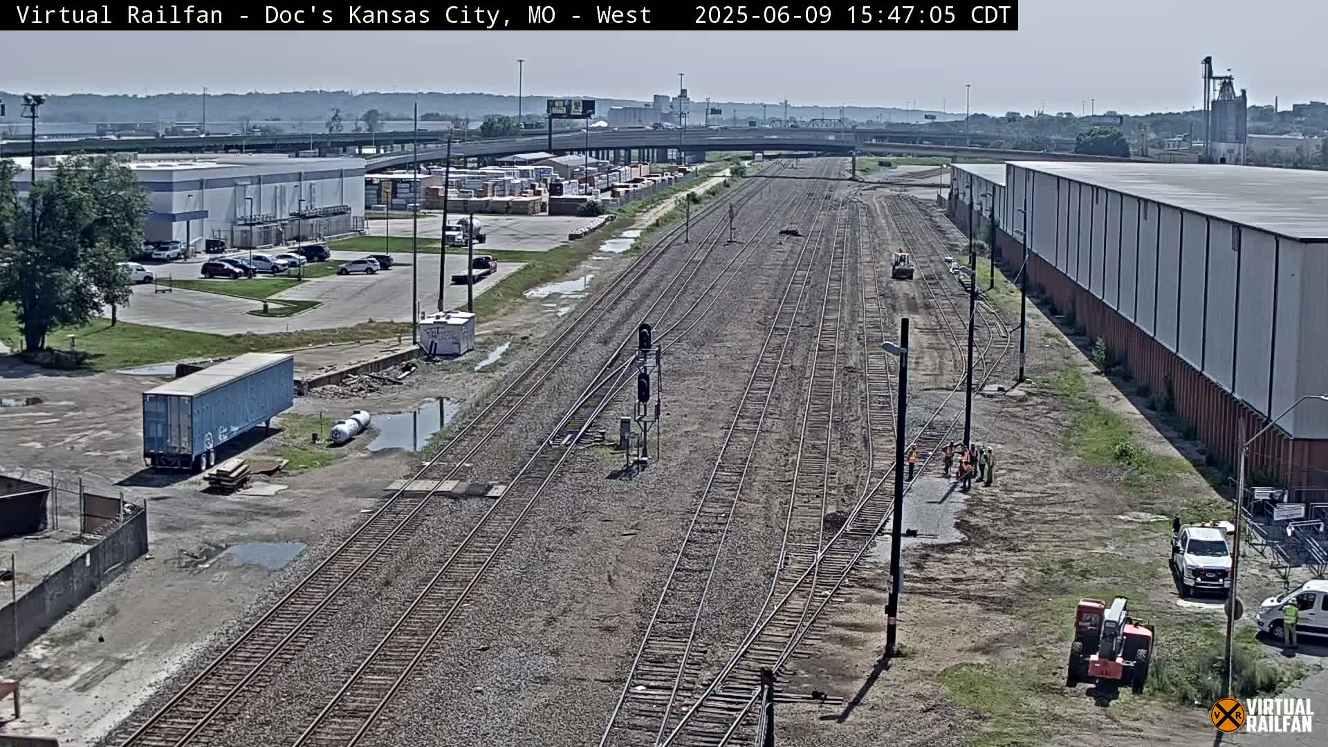 Kansas City Skyline & Train Depot Live Cam - Kansas City, Jackson, Missouri, USA 