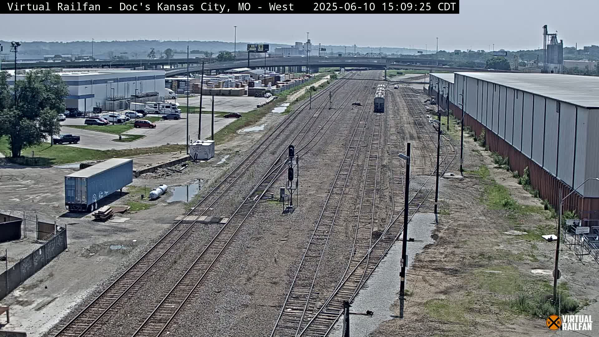Kansas City Skyline & Train Depot Live Cam - Kansas City, Jackson, Missouri, USA 