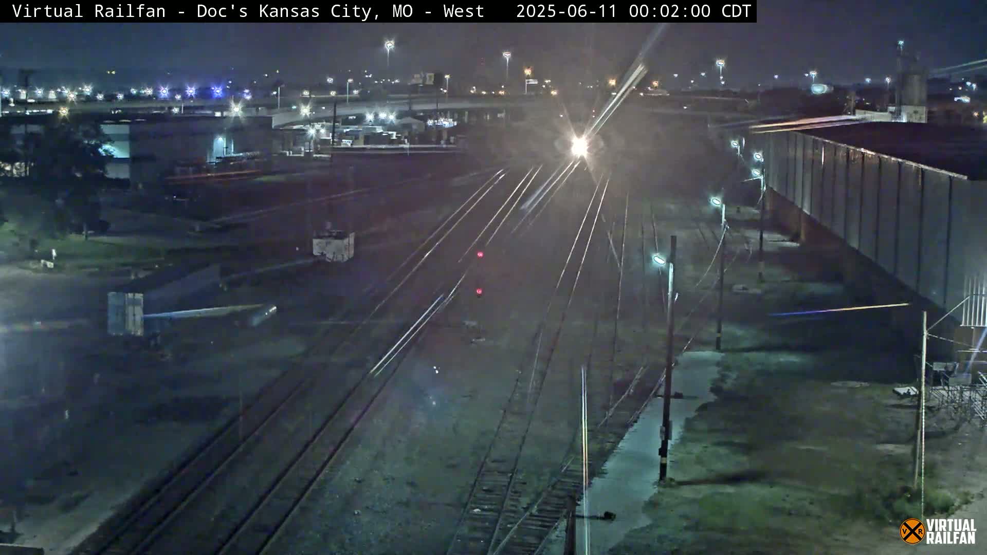 Kansas City Skyline & Train Depot Live Cam - Kansas City, Jackson, Missouri, USA 