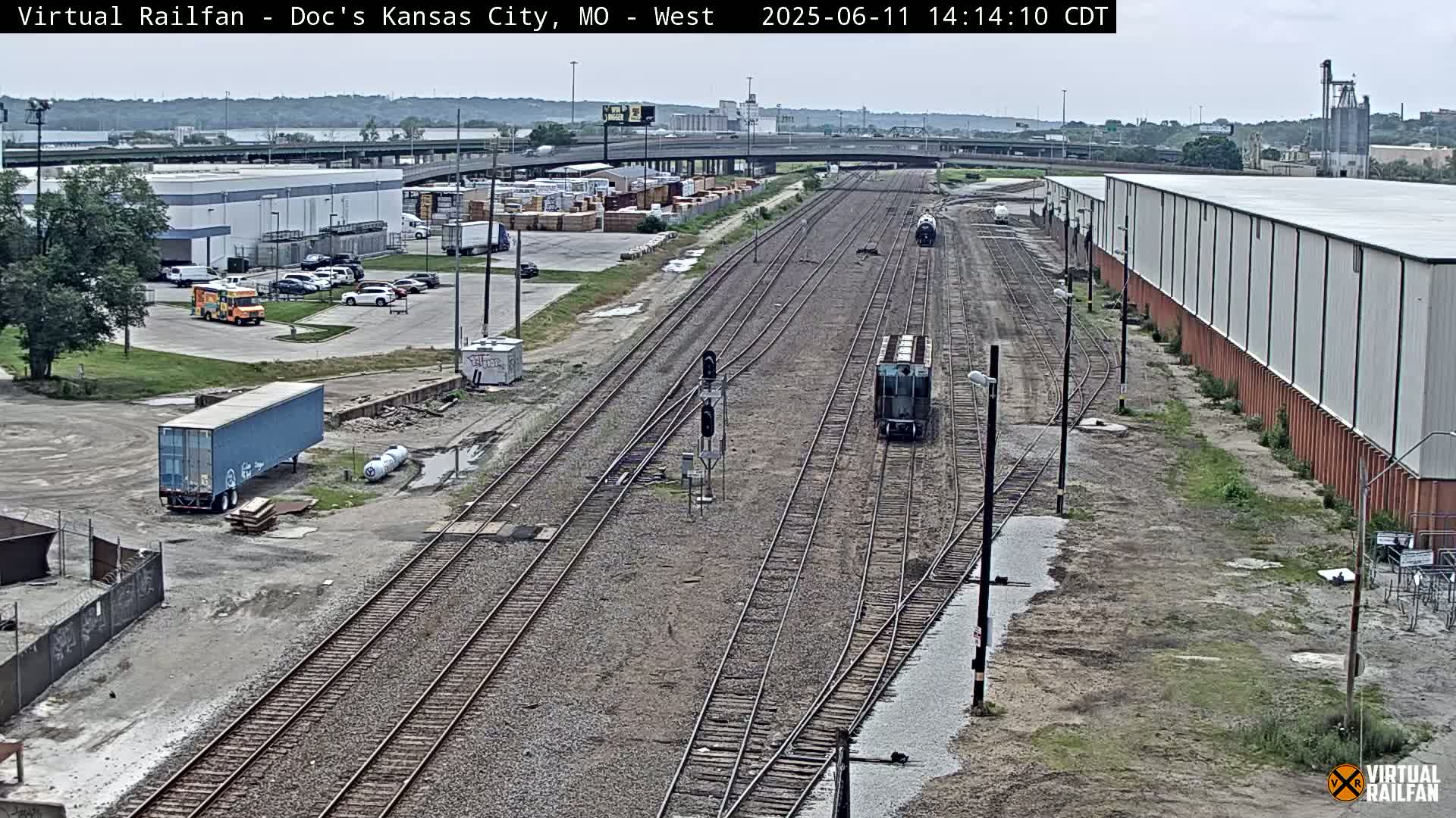 Kansas City Skyline & Train Depot Live Cam - Kansas City, Jackson, Missouri, USA 