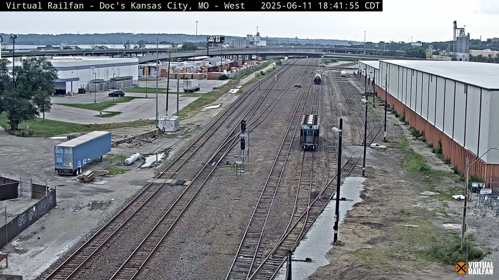 Kansas City Skyline & Train Depot Live Cam - Kansas City, Jackson, Missouri, USA 