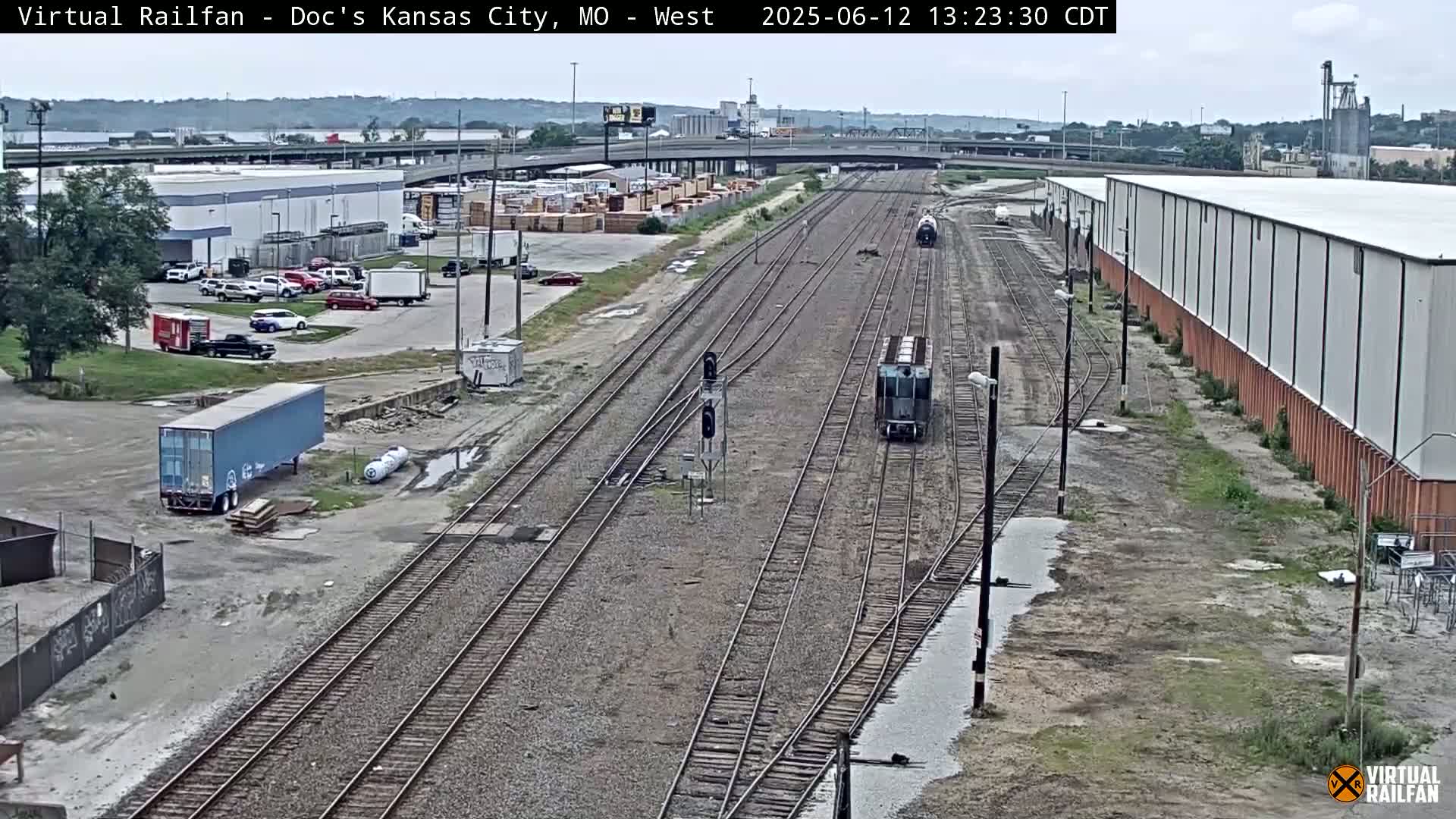 Kansas City Skyline & Train Depot Live Cam - Kansas City, Jackson, Missouri, USA 