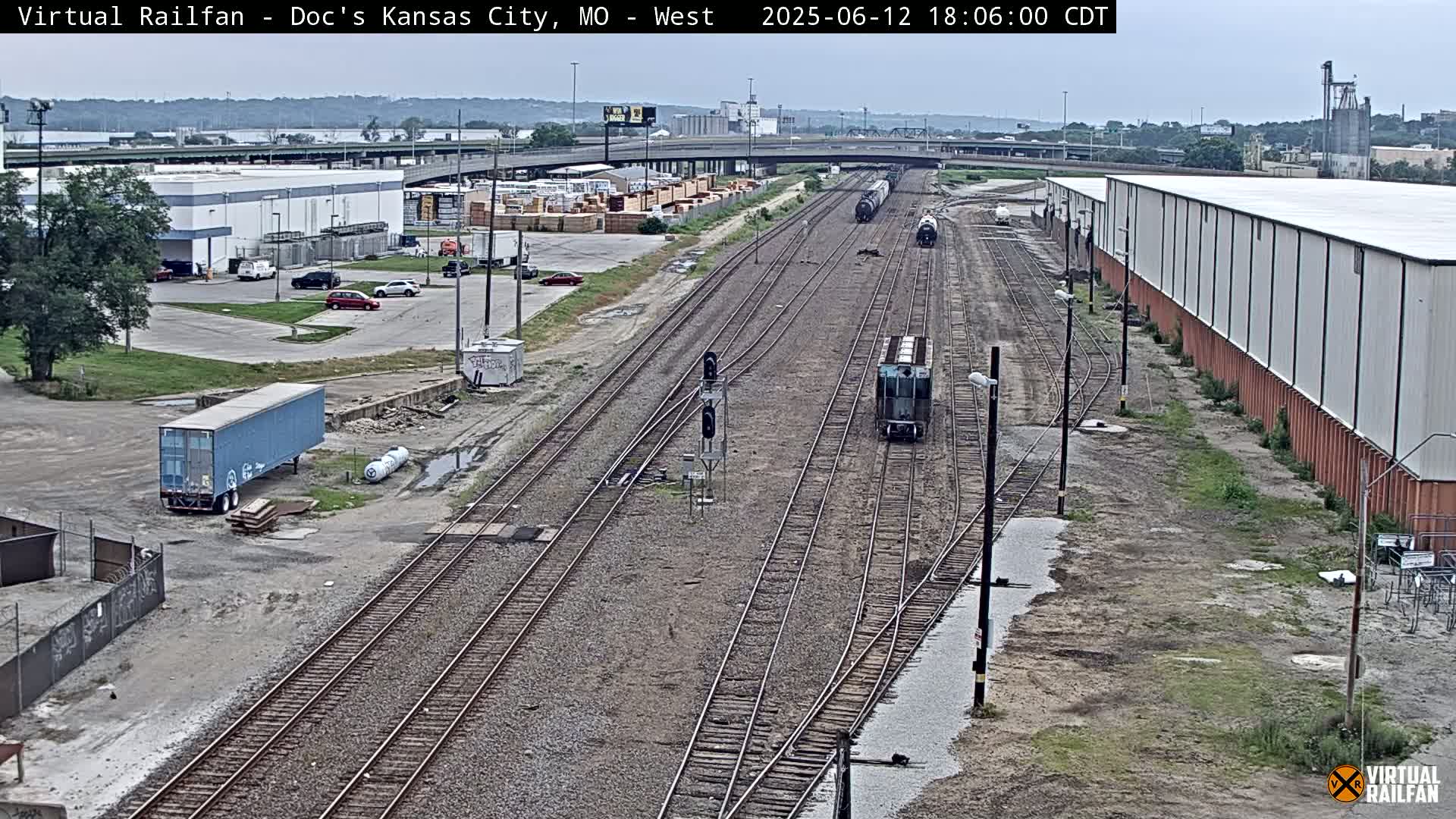 Kansas City Skyline & Train Depot Live Cam - Kansas City, Jackson, Missouri, USA 