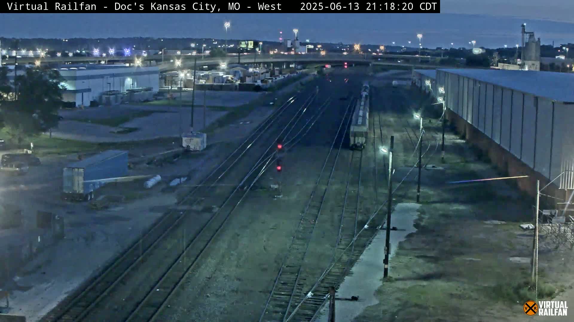 Kansas City Skyline & Train Depot Live Cam - Kansas City, Jackson, Missouri, USA 