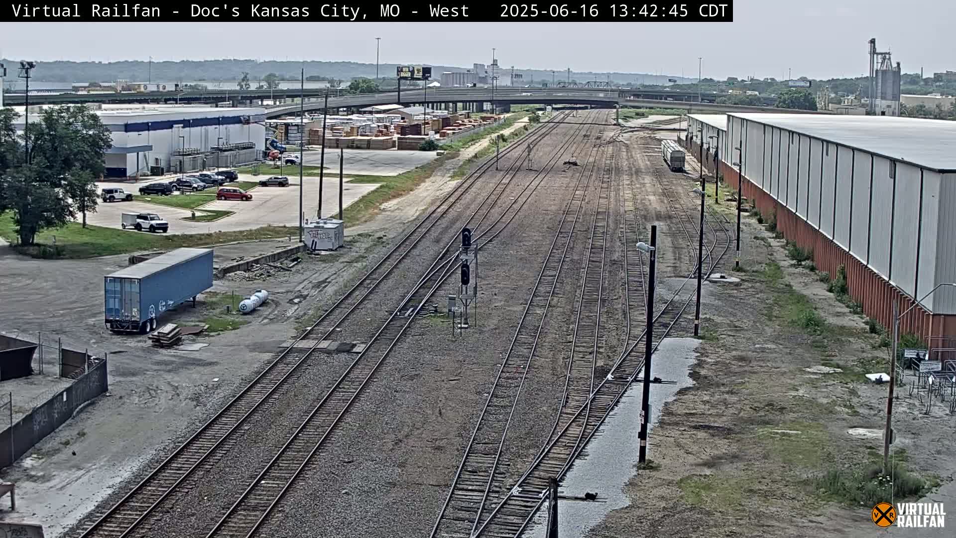 Kansas City Skyline & Train Depot Live Cam - Kansas City, Jackson, Missouri, USA 
