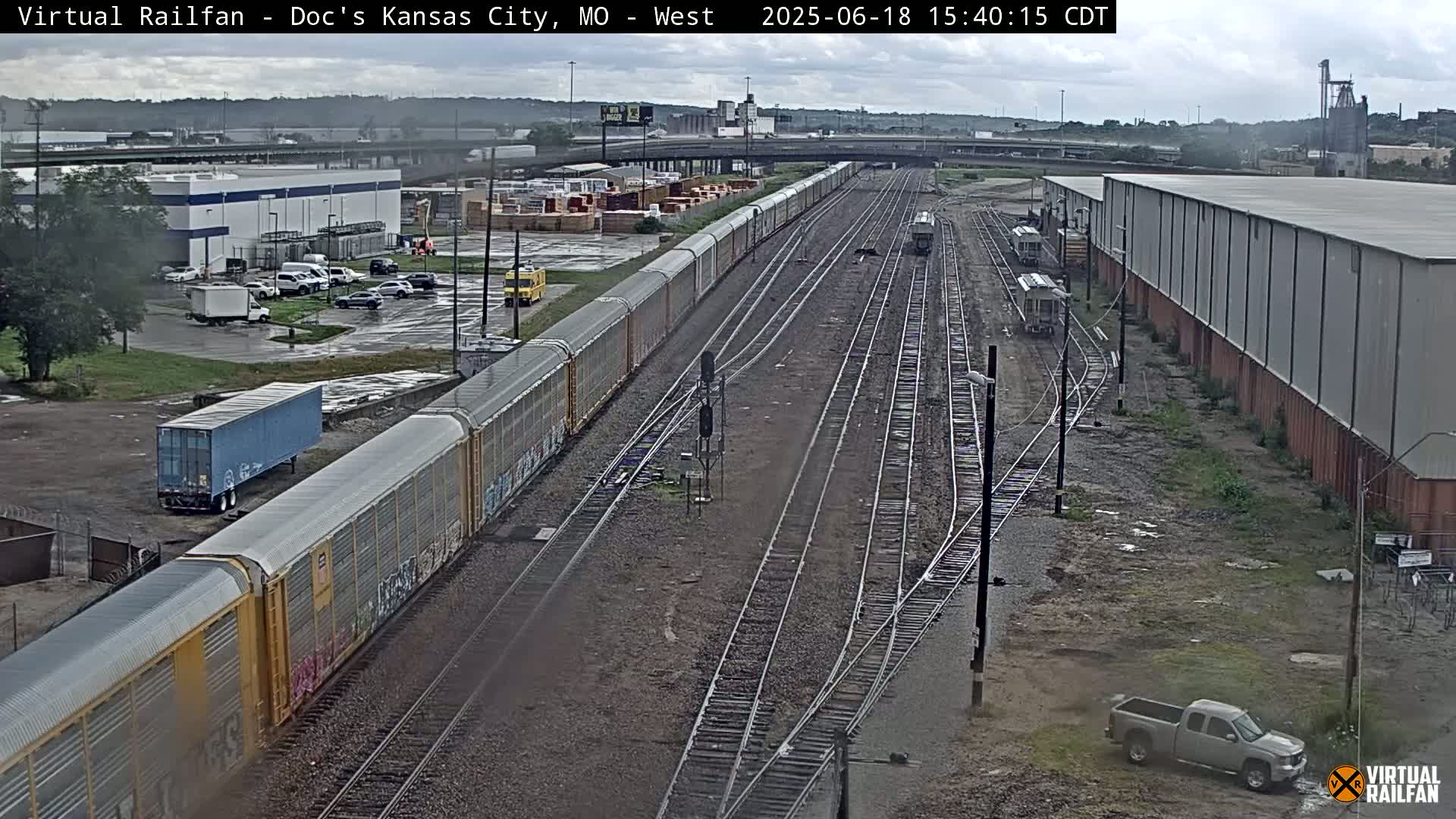 Kansas City Skyline & Train Depot Live Cam - Kansas City, Jackson, Missouri, USA 