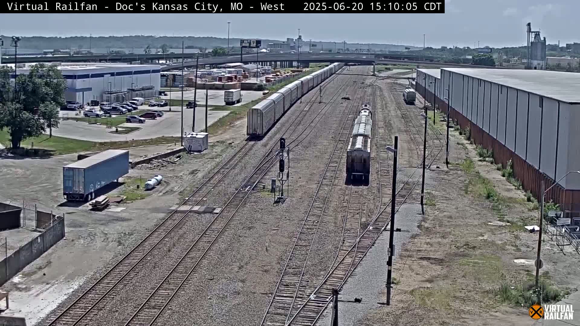 Kansas City Skyline & Train Depot Live Cam - Kansas City, Jackson, Missouri, USA 