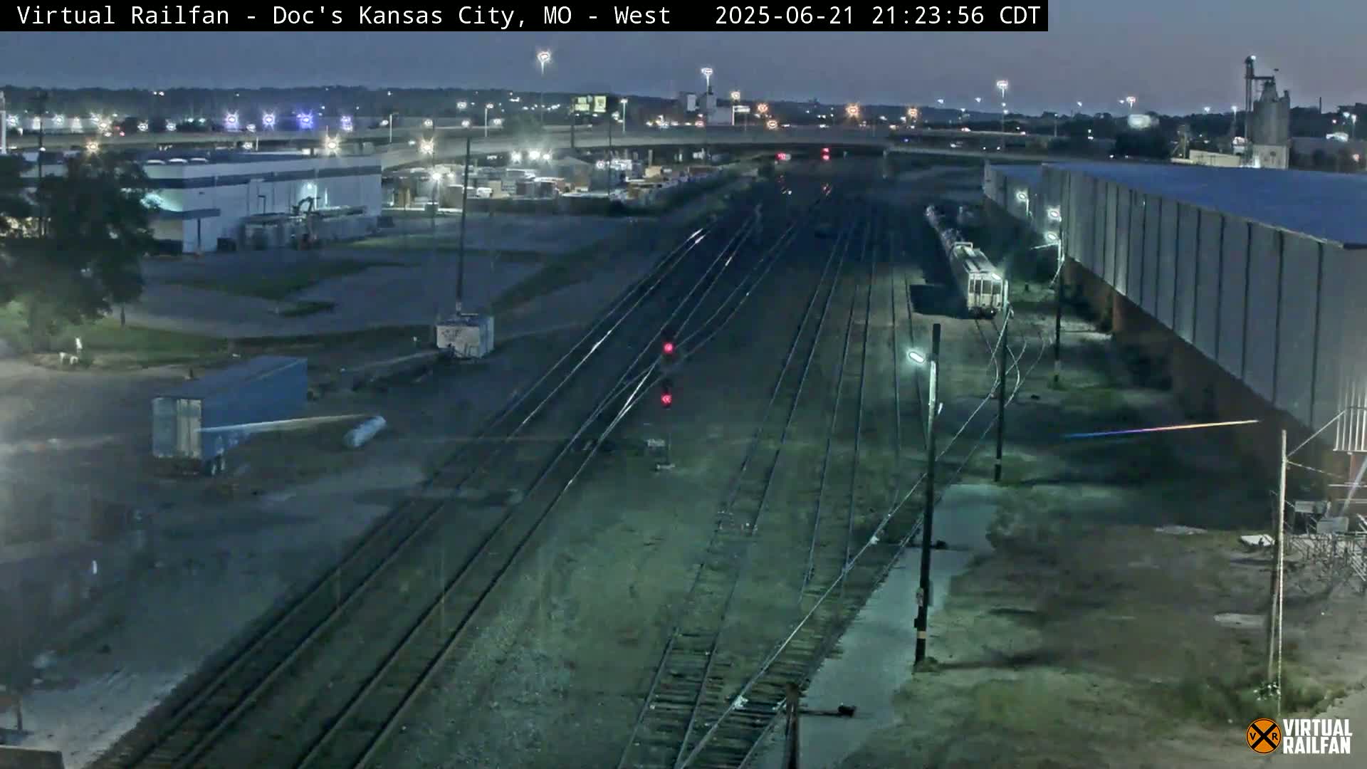 Kansas City Skyline & Train Depot Live Cam - Kansas City, Jackson, Missouri, USA 