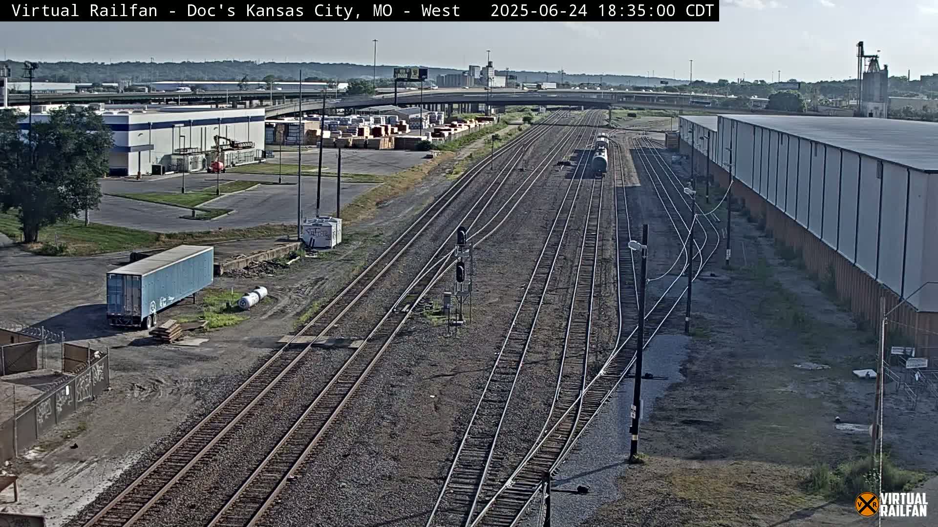 Kansas City Skyline & Train Depot Live Cam - Kansas City, Jackson, Missouri, USA 