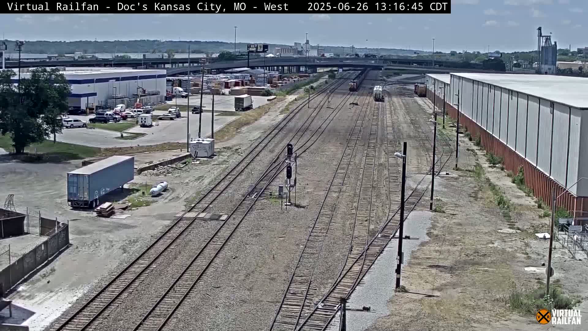 Kansas City Skyline & Train Depot Live Cam - Kansas City, Jackson, Missouri, USA 