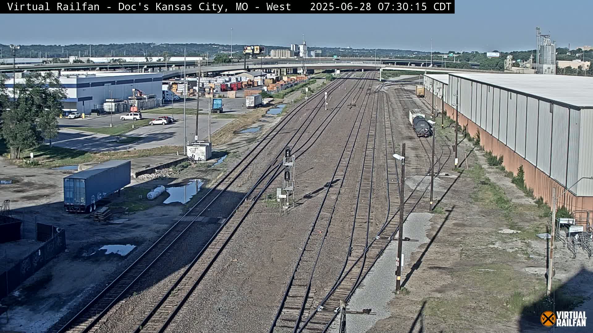 Kansas City Skyline & Train Depot Live Cam - Kansas City, Jackson, Missouri, USA 