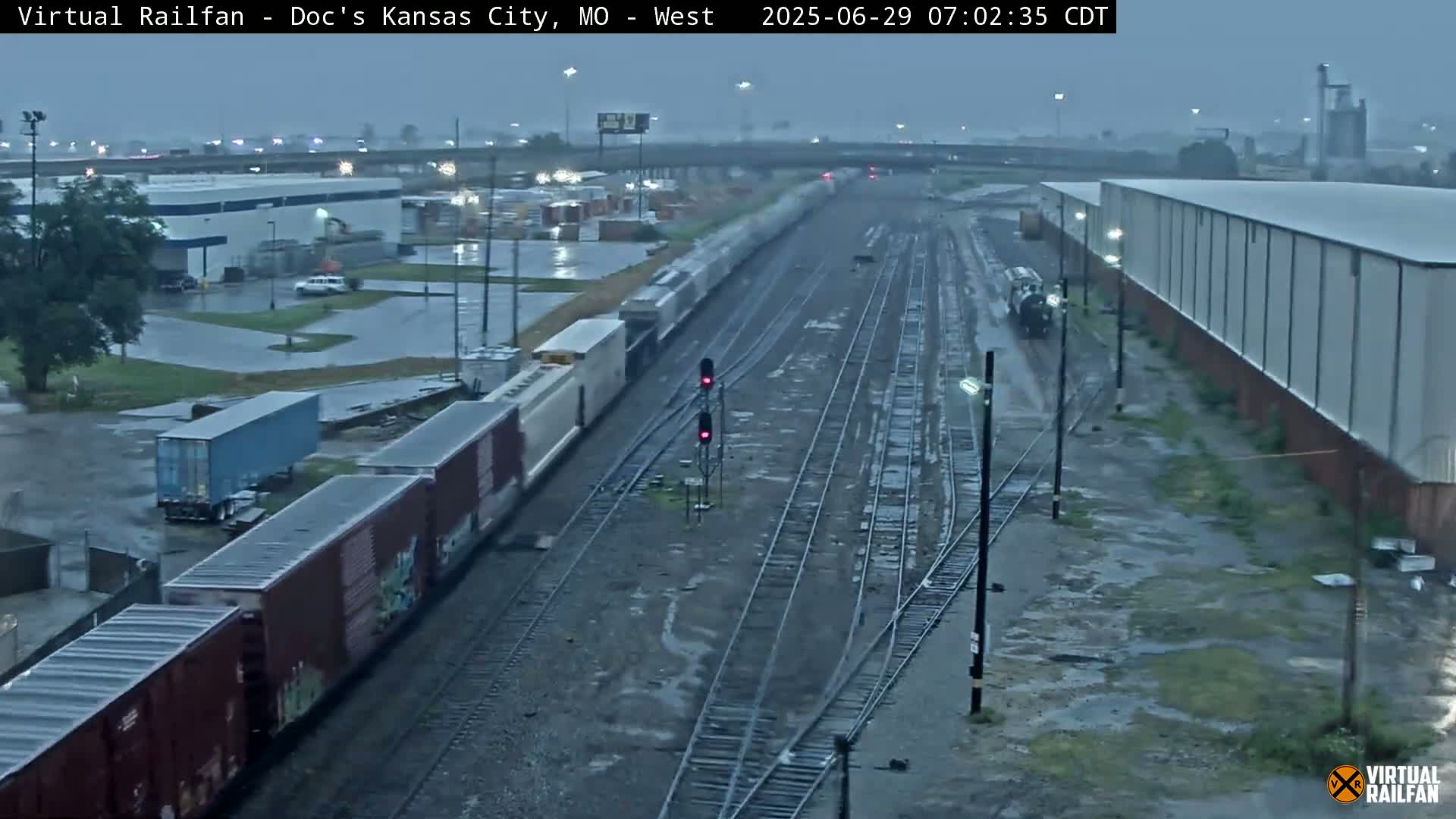 Kansas City Skyline & Train Depot Live Cam - Kansas City, Jackson, Missouri, USA 