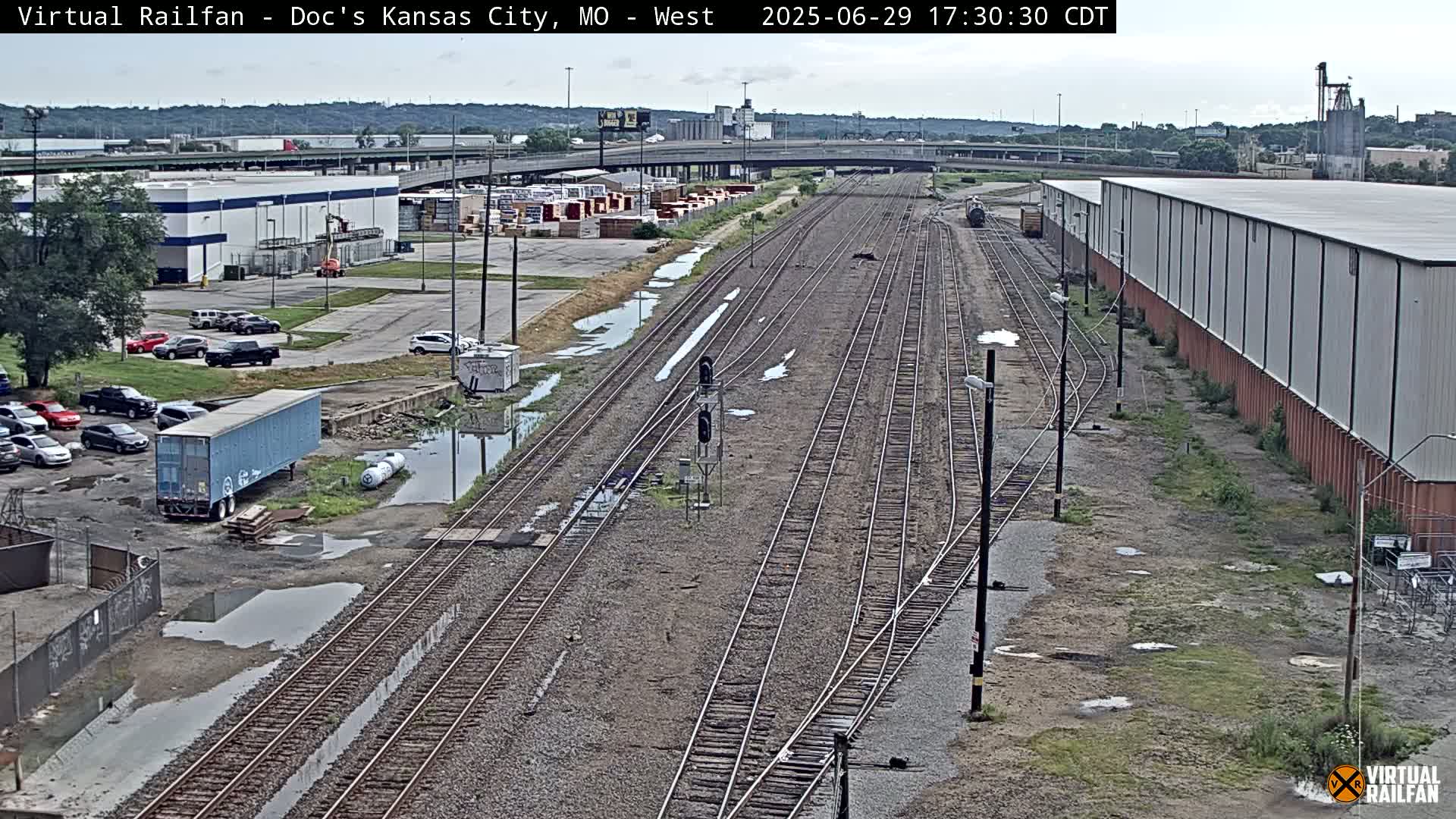 Kansas City Skyline & Train Depot Live Cam - Kansas City, Jackson, Missouri, USA 