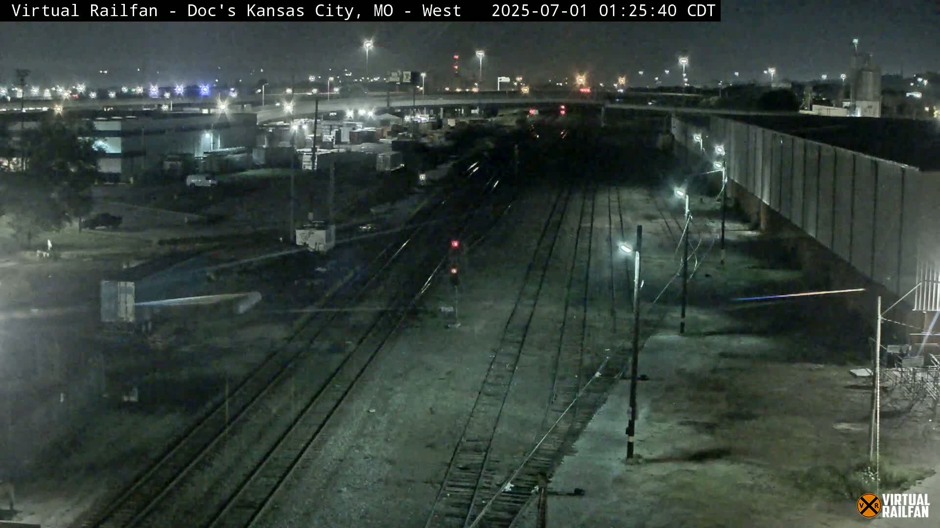 Kansas City Skyline & Train Depot Live Cam - Kansas City, Jackson, Missouri, USA 