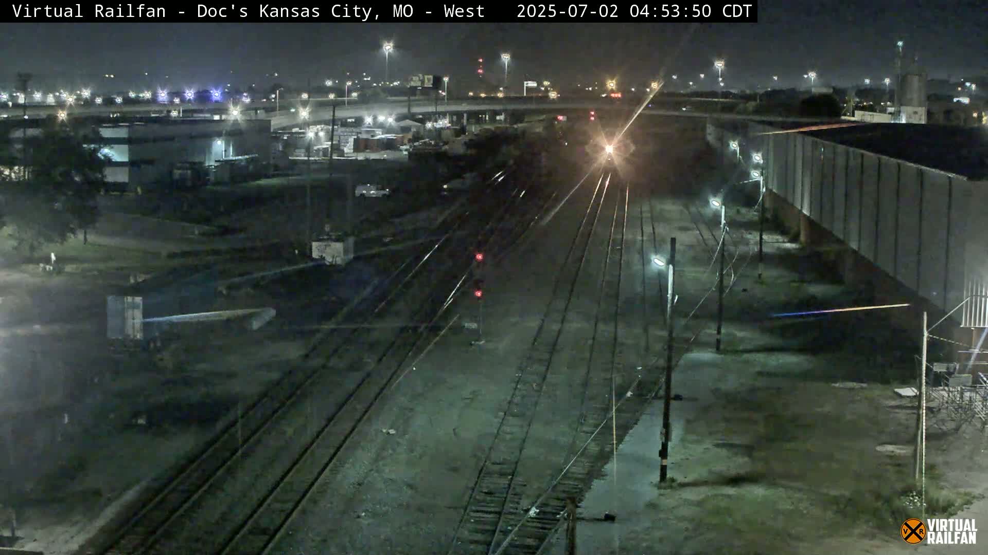Kansas City Skyline & Train Depot Live Cam - Kansas City, Jackson, Missouri, USA 